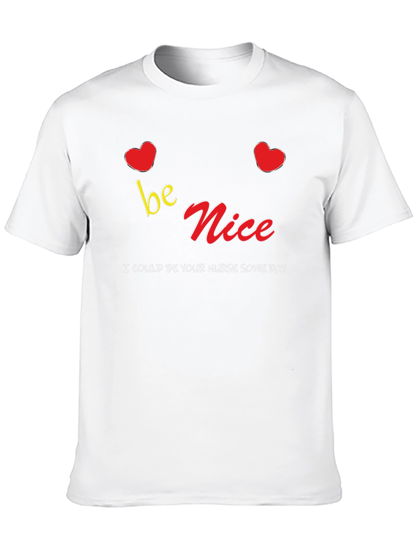 Black Be Nice Nurse T-Shirt view 10