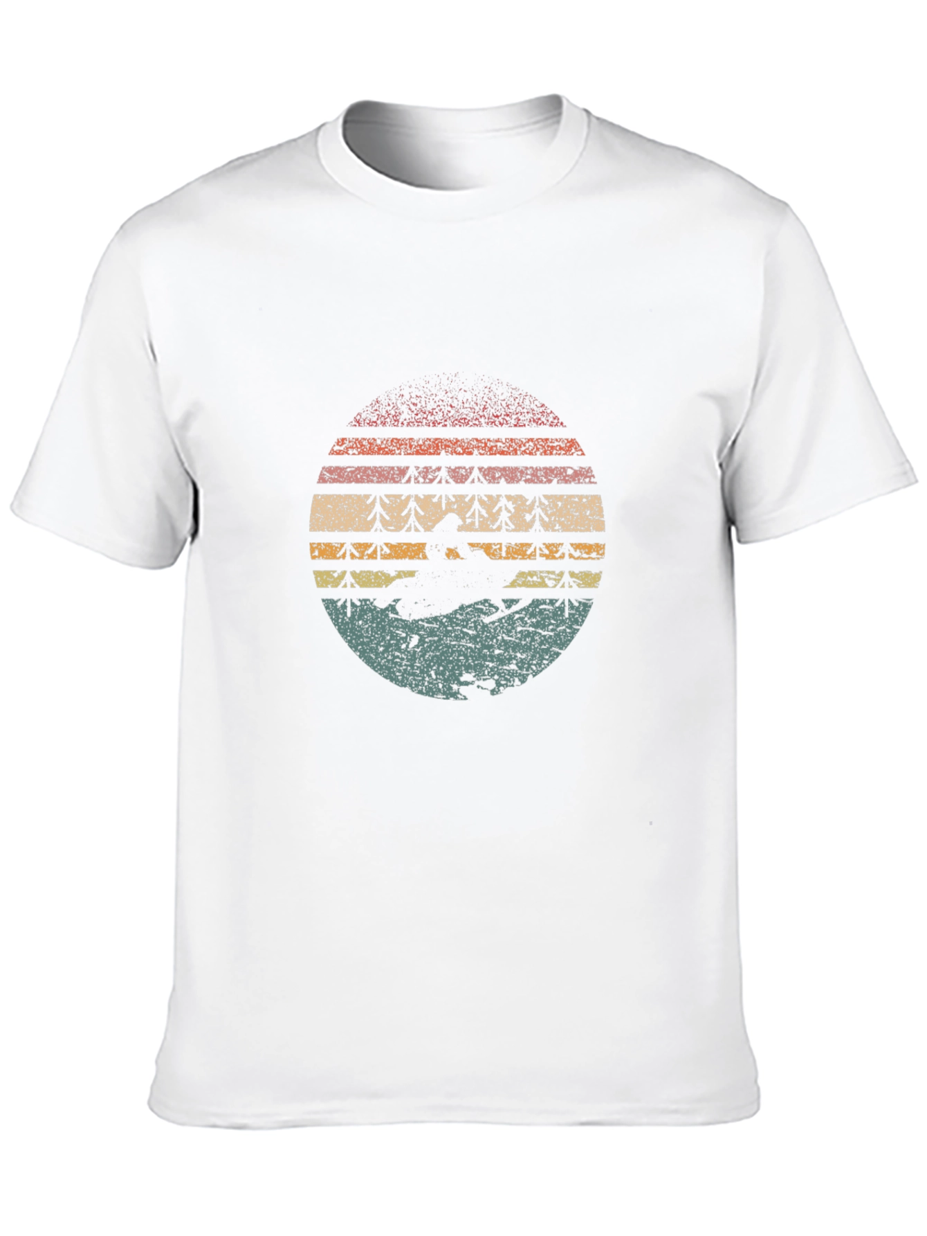 Black Retro Snowmobile T-Shirt - Vintage Style view 10