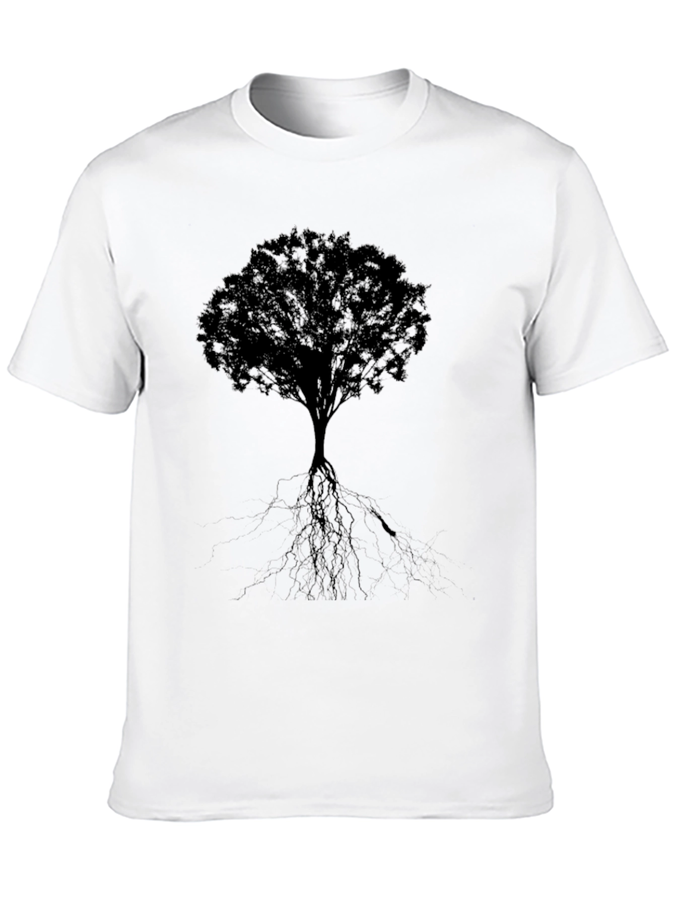Black Tree Graphic Black T-Shirt view 10