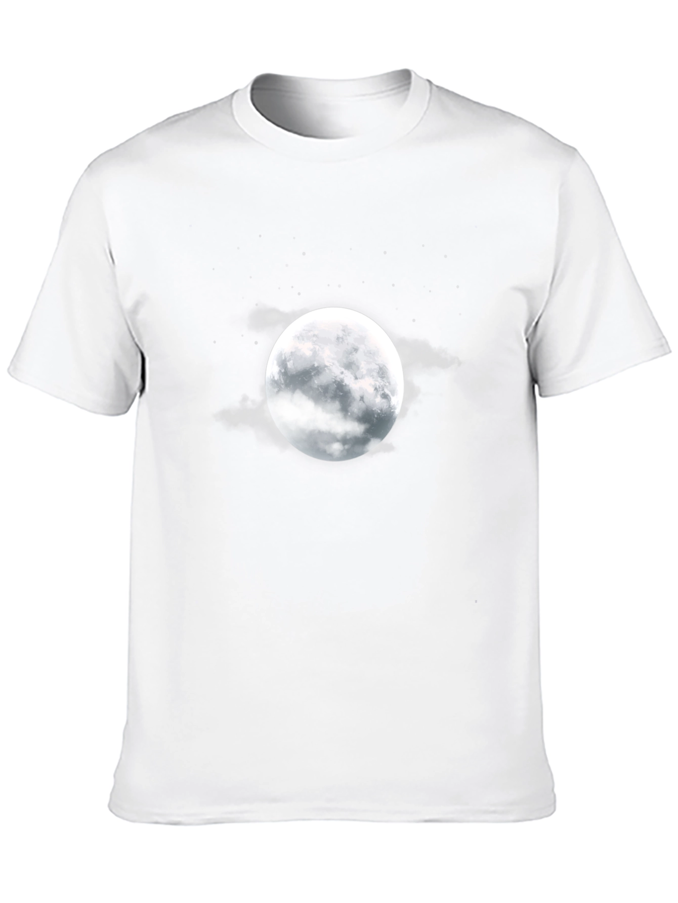 Black Moon Graphic Black T-Shirt view 10