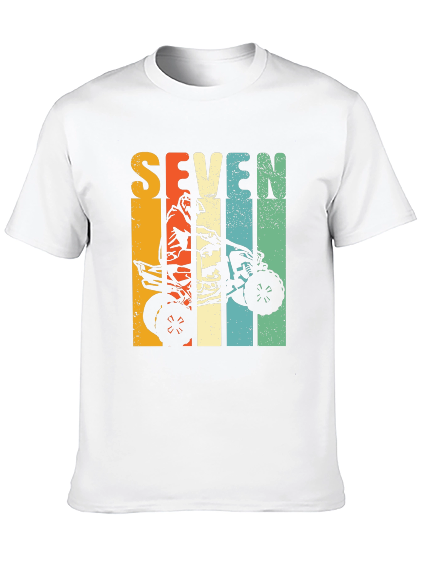 Black Seven ATV Black T-Shirt - Graphic Tee view 10