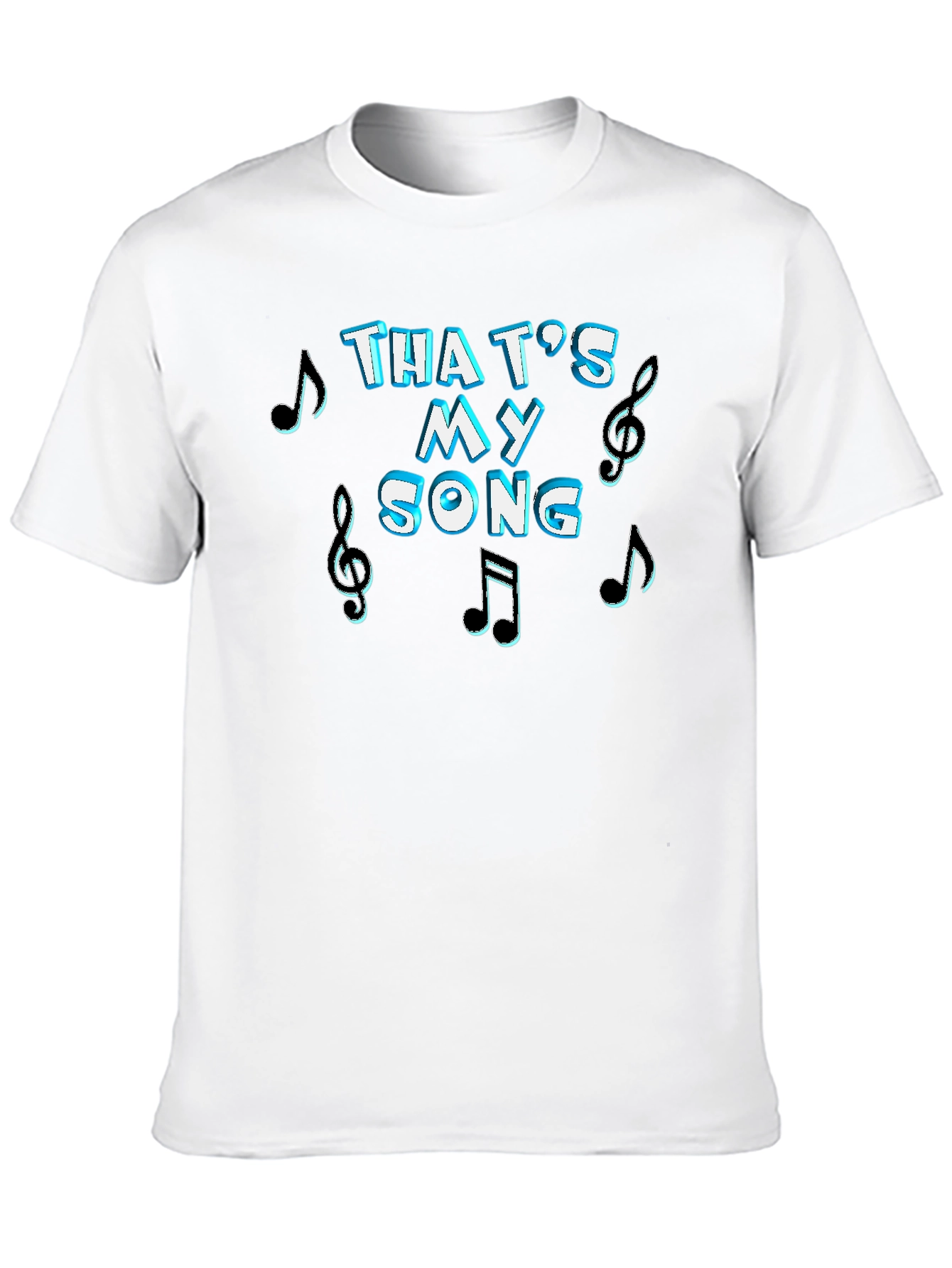 That's My Song Black Graphic T-Shirt - 10