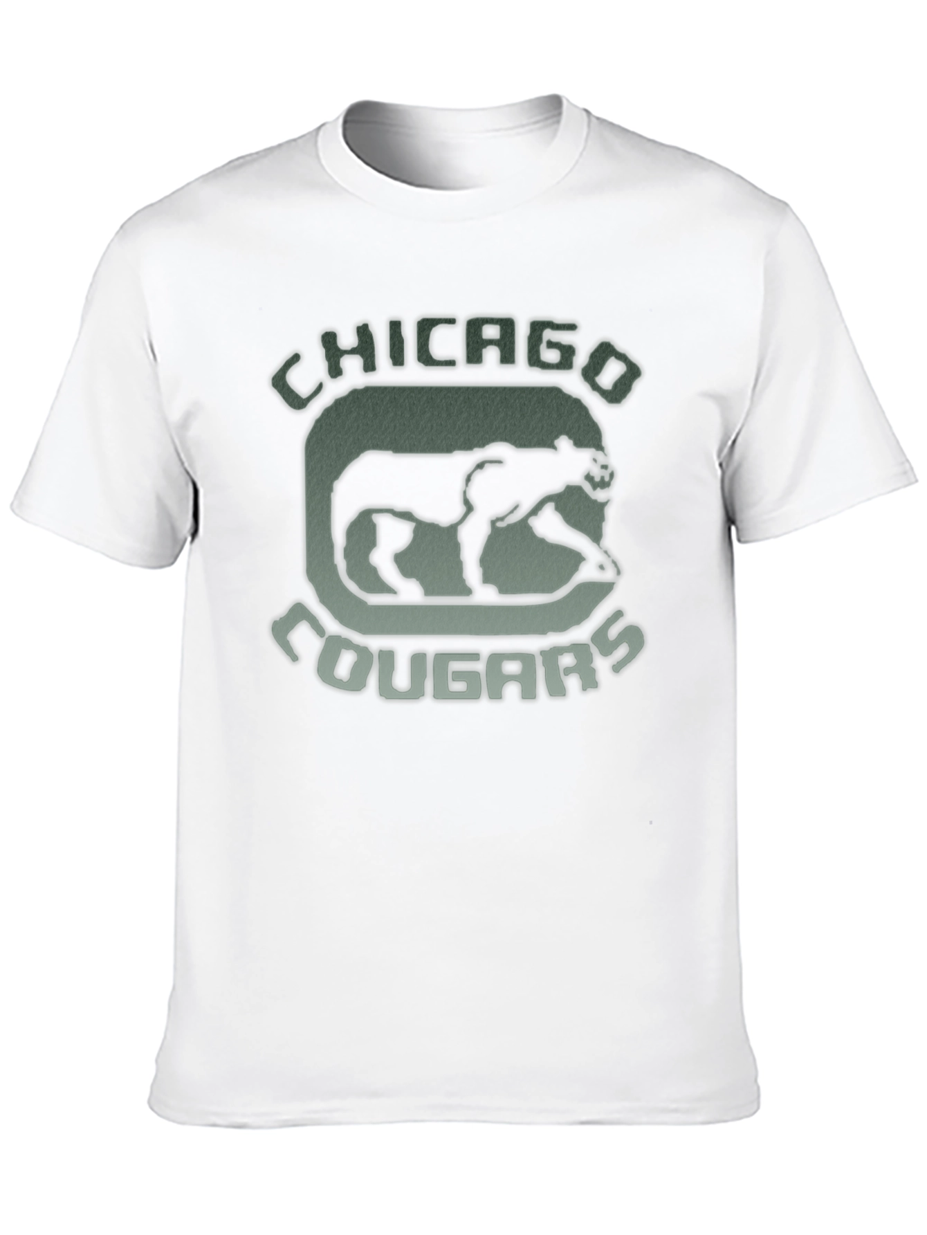 Black Chicago Cougars Vintage Graphic Tee view 10