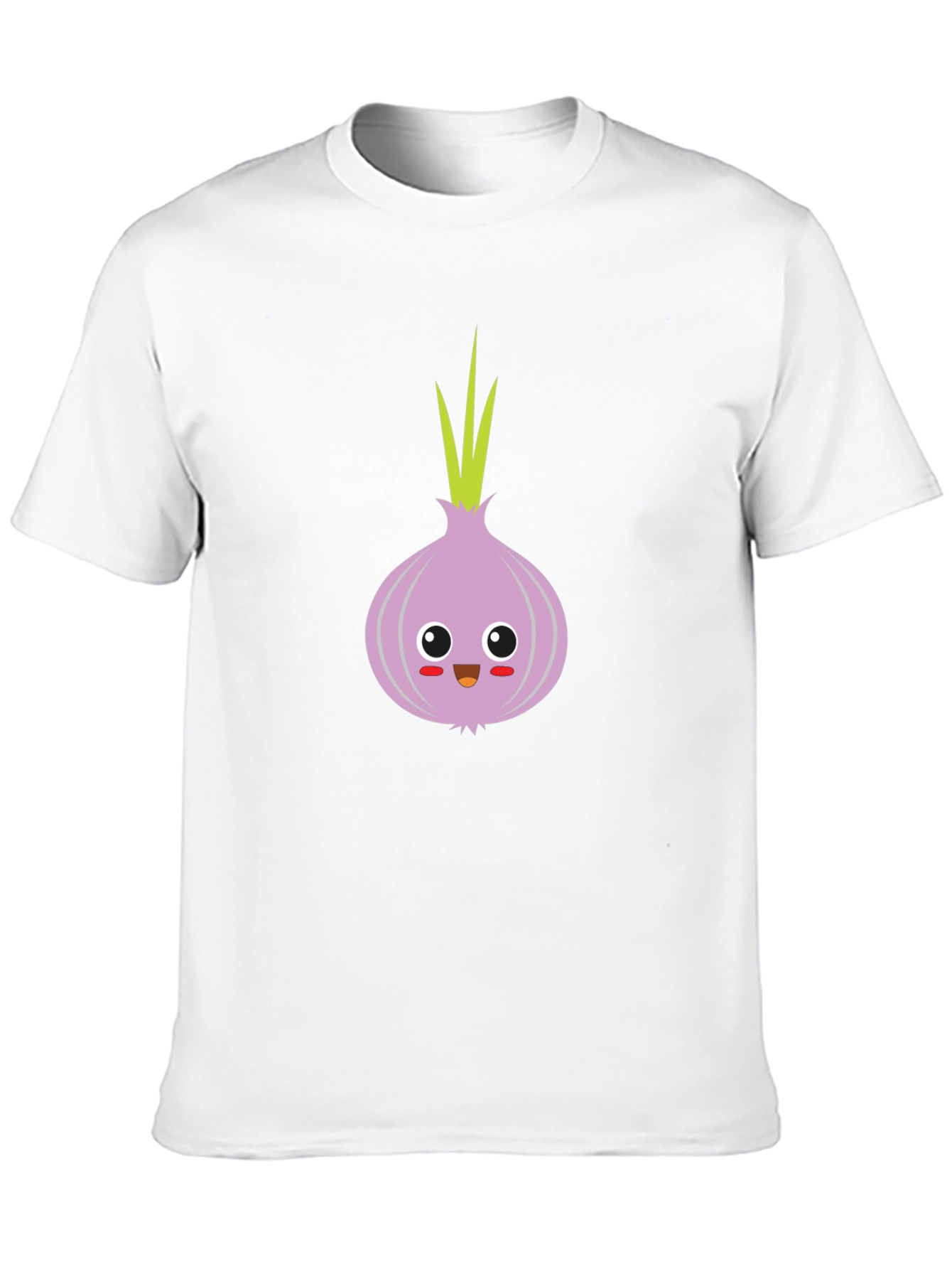 Black Cute Onion Cartoon T-Shirt - Fun & Unique Design view 10