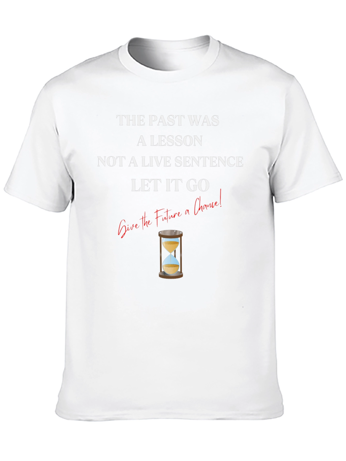 Black Inspirational T-Shirt: The Past Was a Lesson view 10