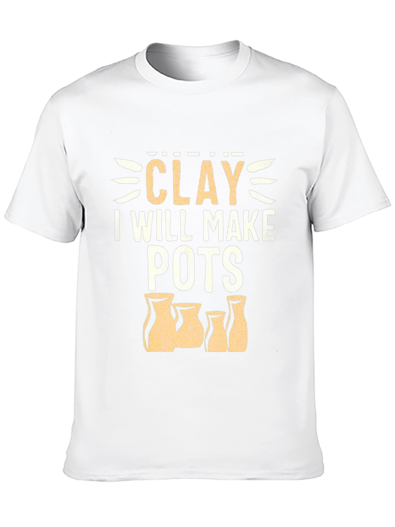 Black Potter's Clay Art Black T-Shirt view 10