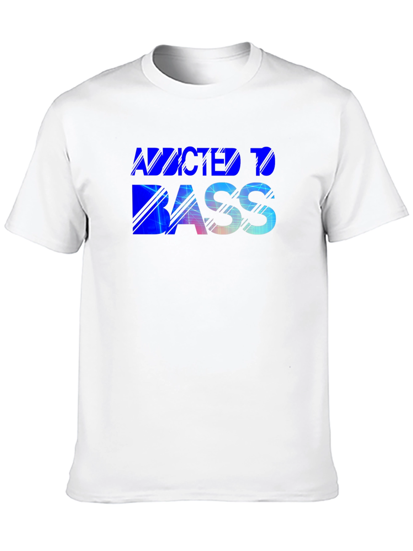 Black Addicted To Bass Graphic Tee view 10
