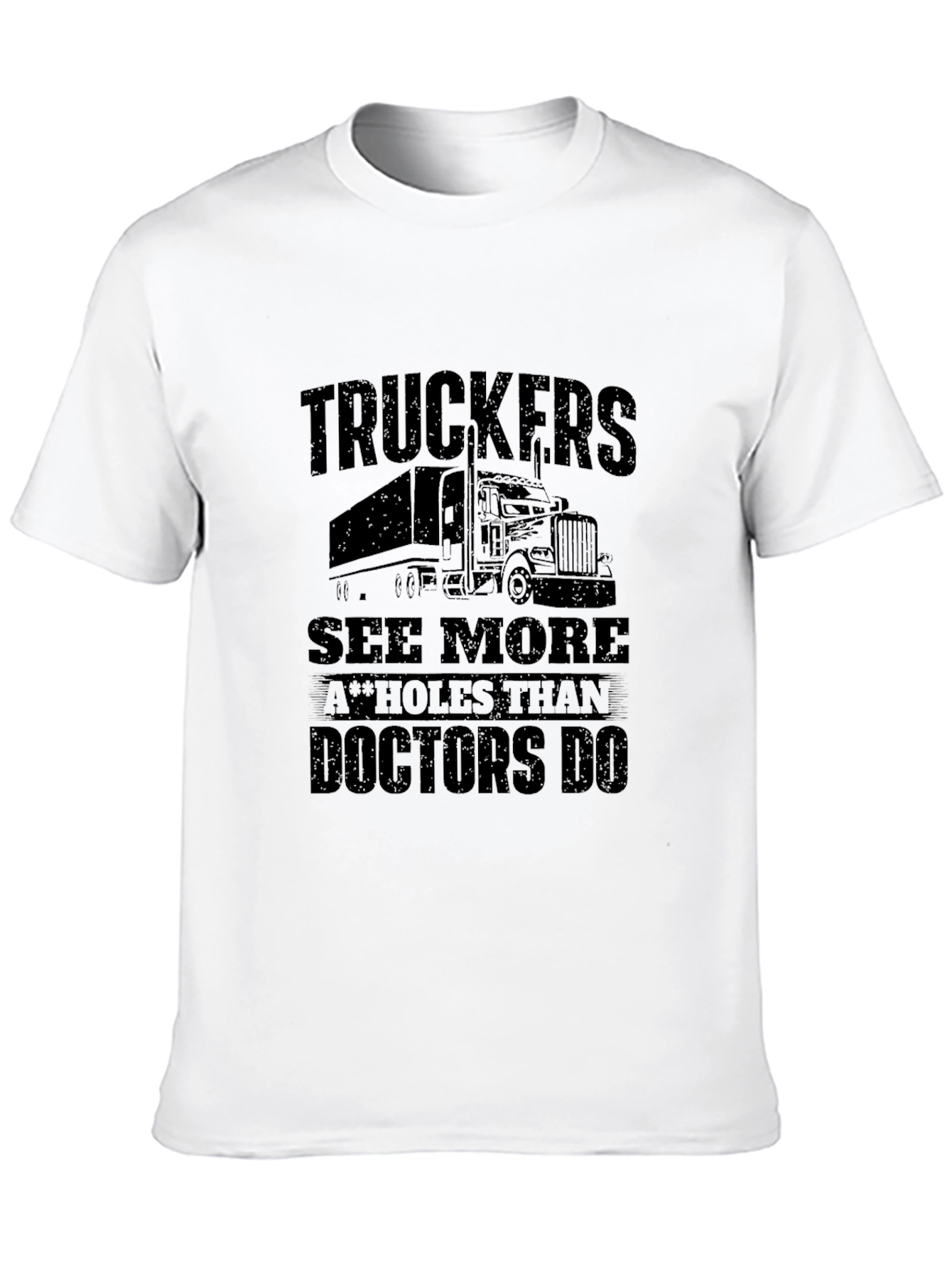 Black Truckers See More Funny Graphic Tee view 10