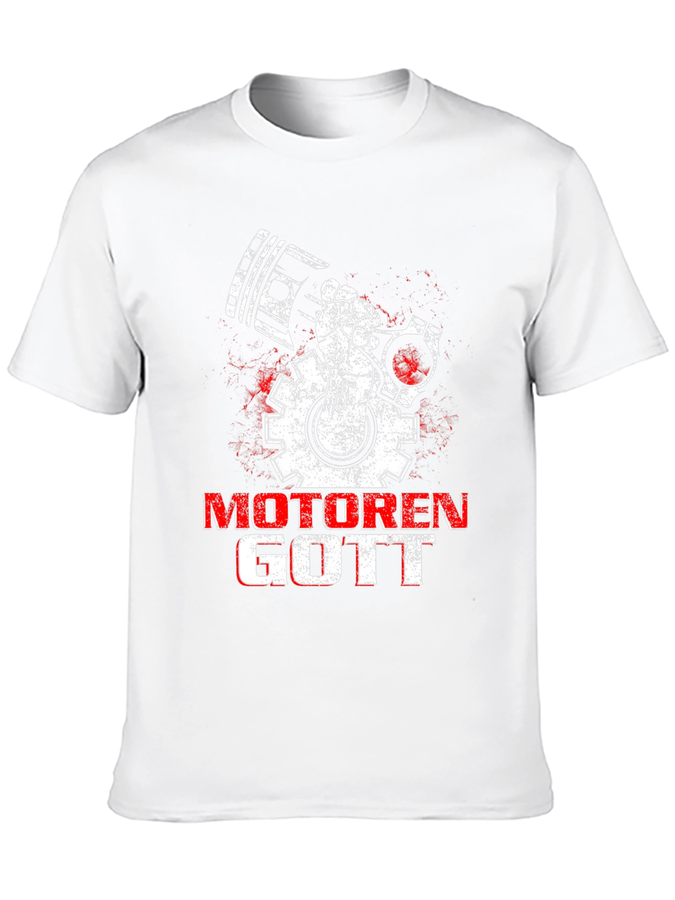 Black Motoren Gott Black T-Shirt - Engine Lover view 10