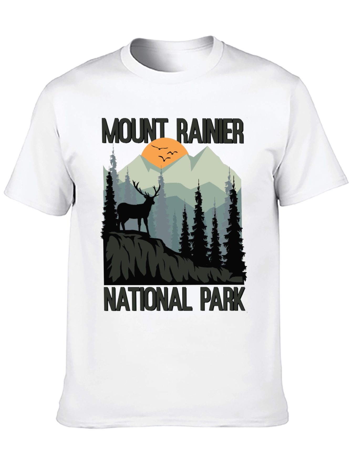 Mount Rainier National Park Graphic T-Shirt - 10