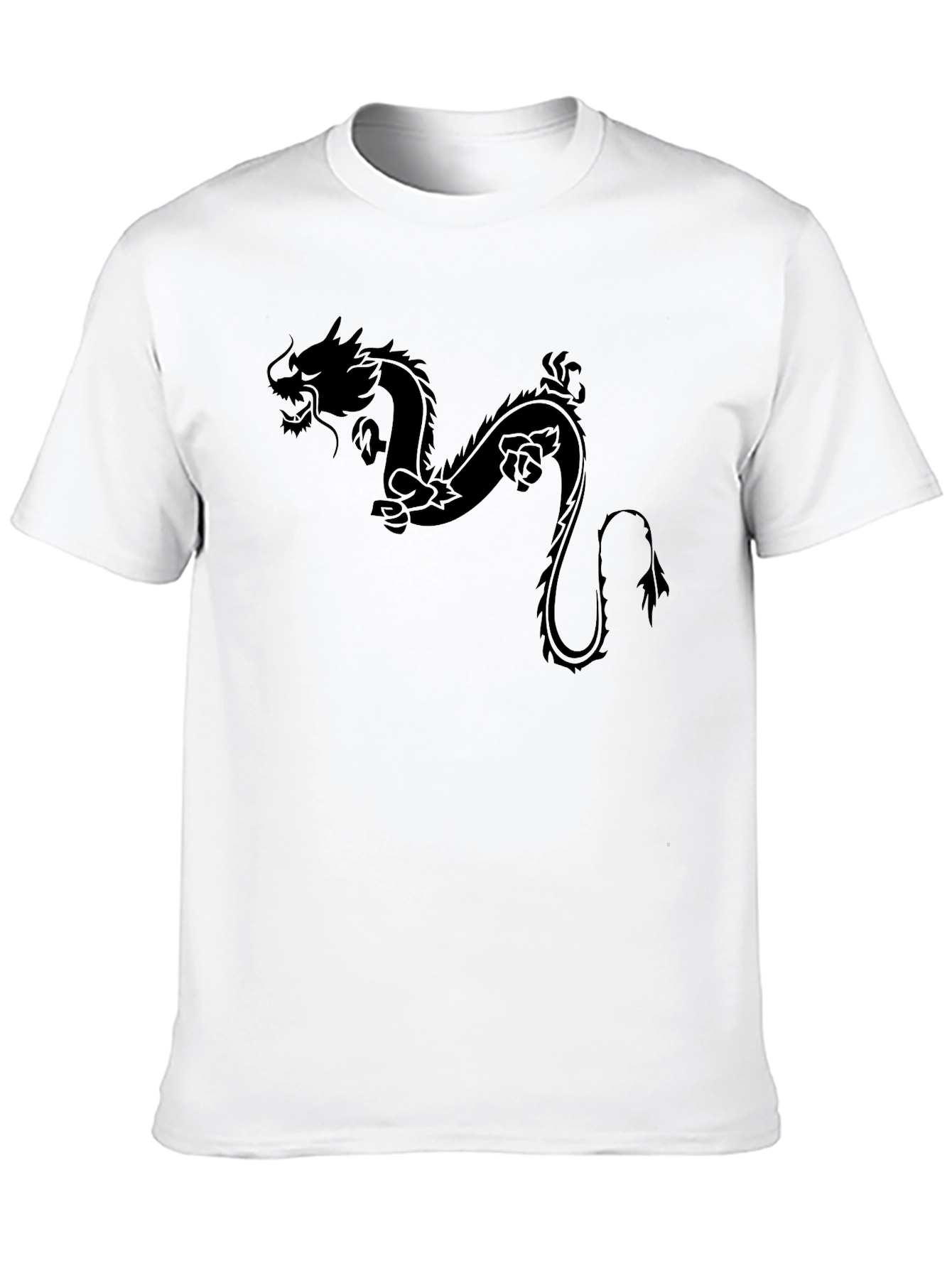 Black Dragon Graphic Tee - Classic Black T-Shirt view 10