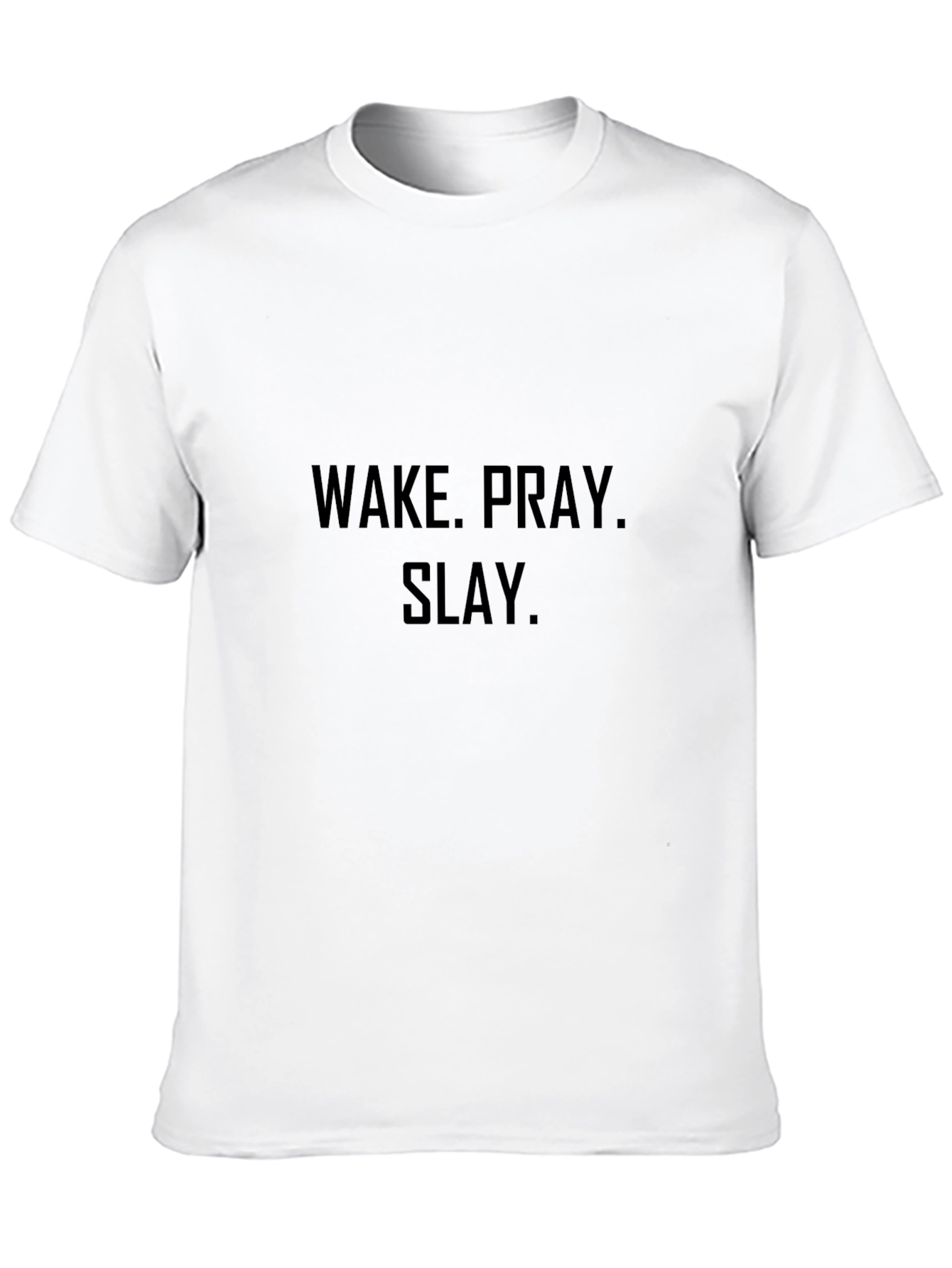 Black Wake, Pray, Slay Black Graphic Tee view 10