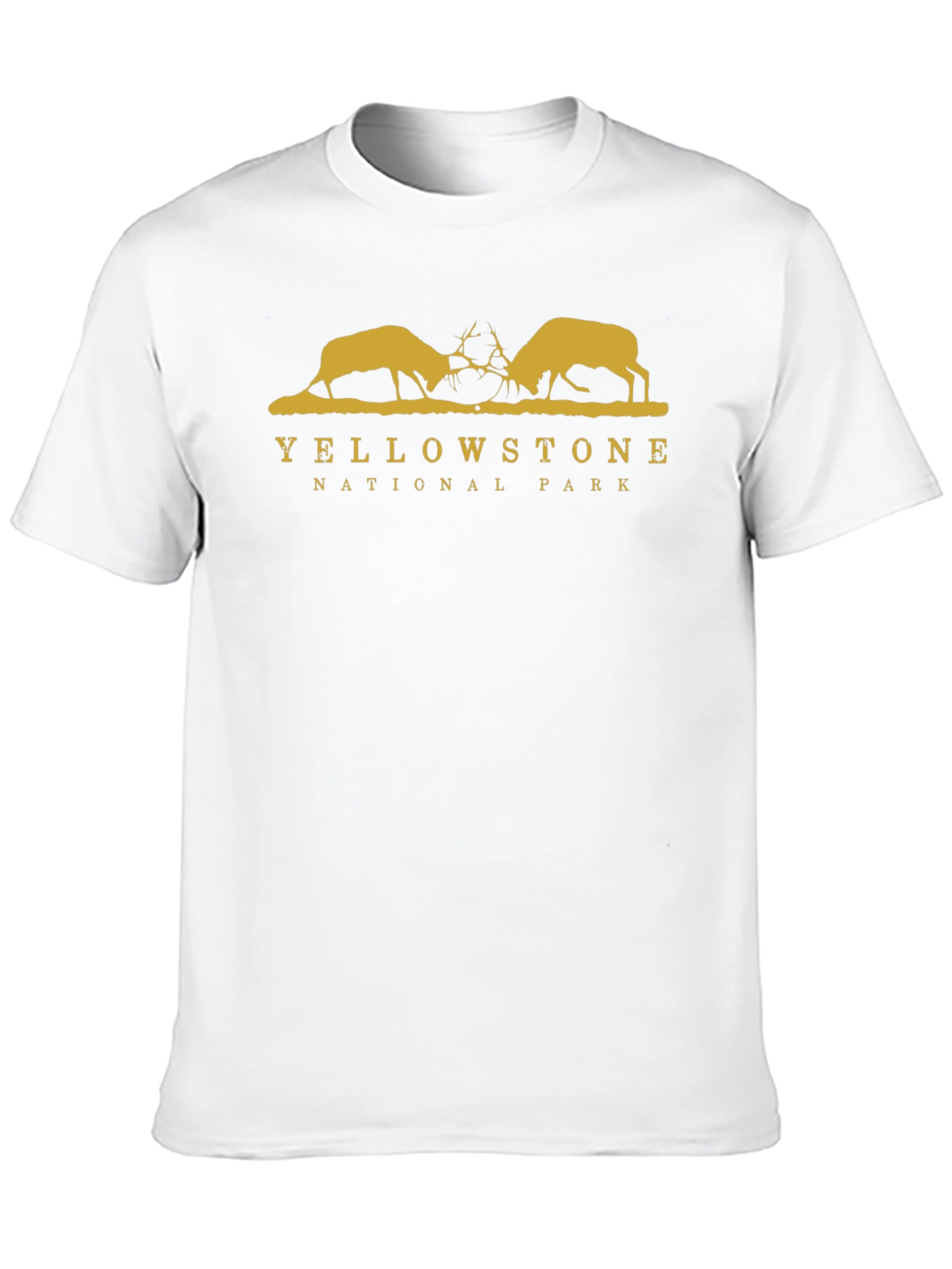 Black Yellowstone National Park Elk Graphic Tee view 10