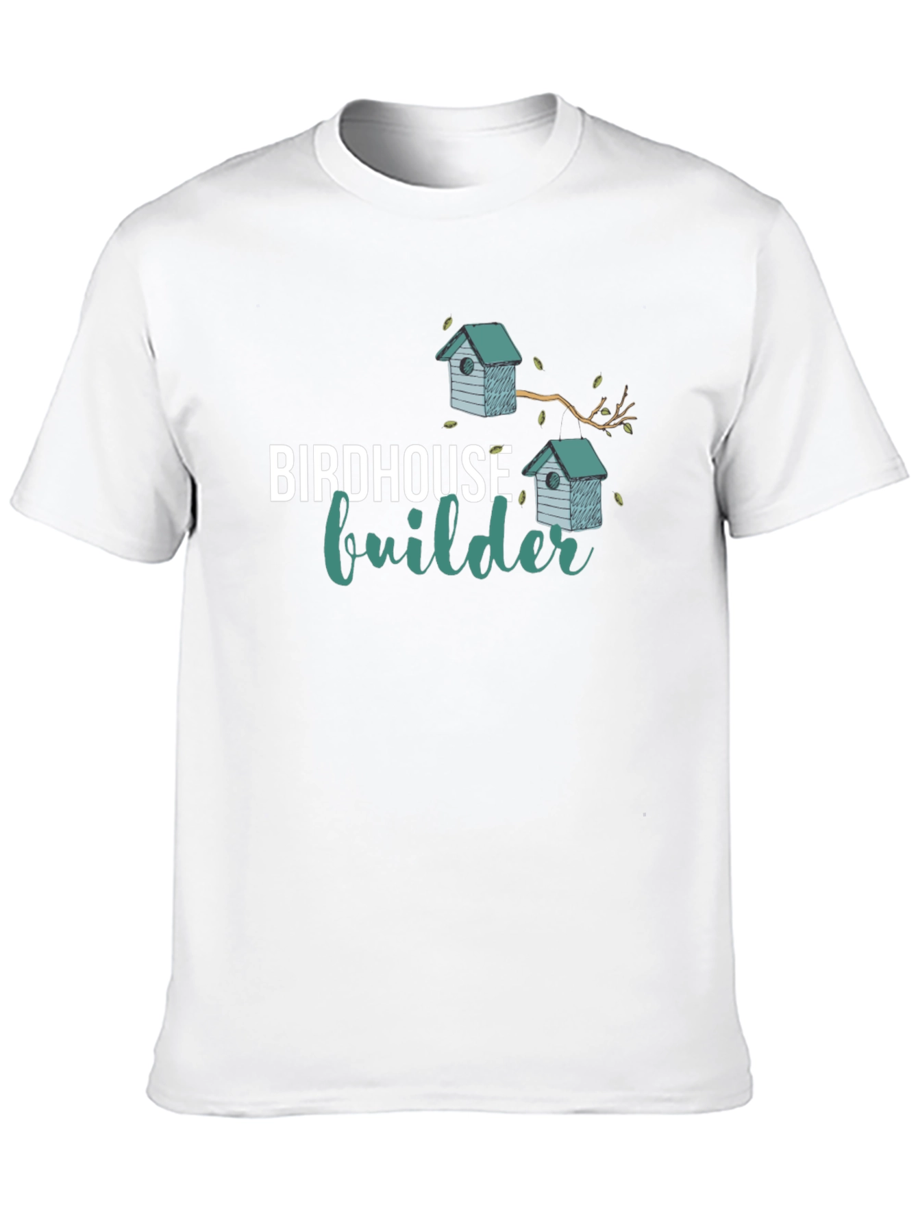 Black Birdhouse Builder Black T-Shirt view 10