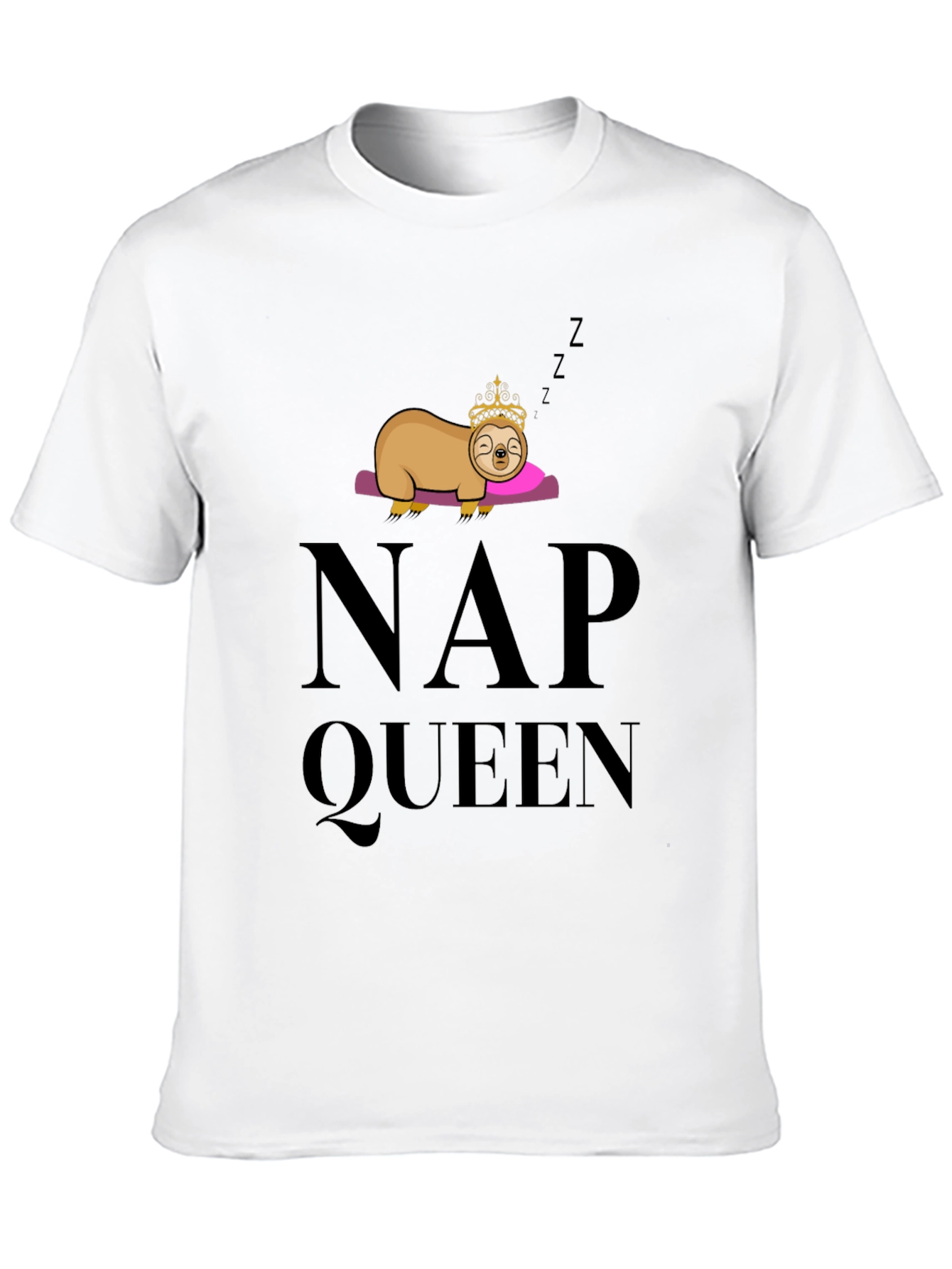 Black Nap Queen Sloth T-Shirt view 10