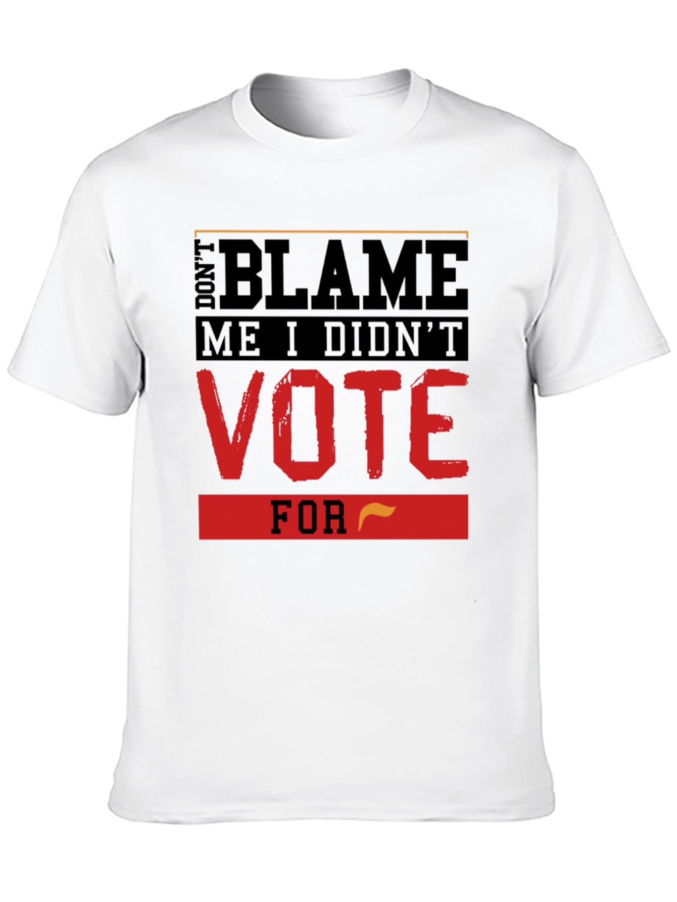 Black Don't Blame Me T-Shirt, Vote Political Tee view 10