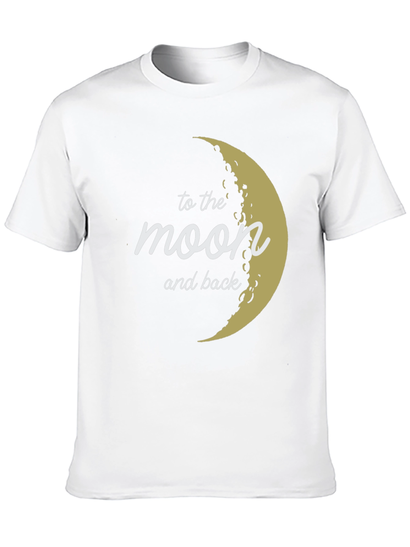 Black To the Moon and Back Graphic Tee view 10