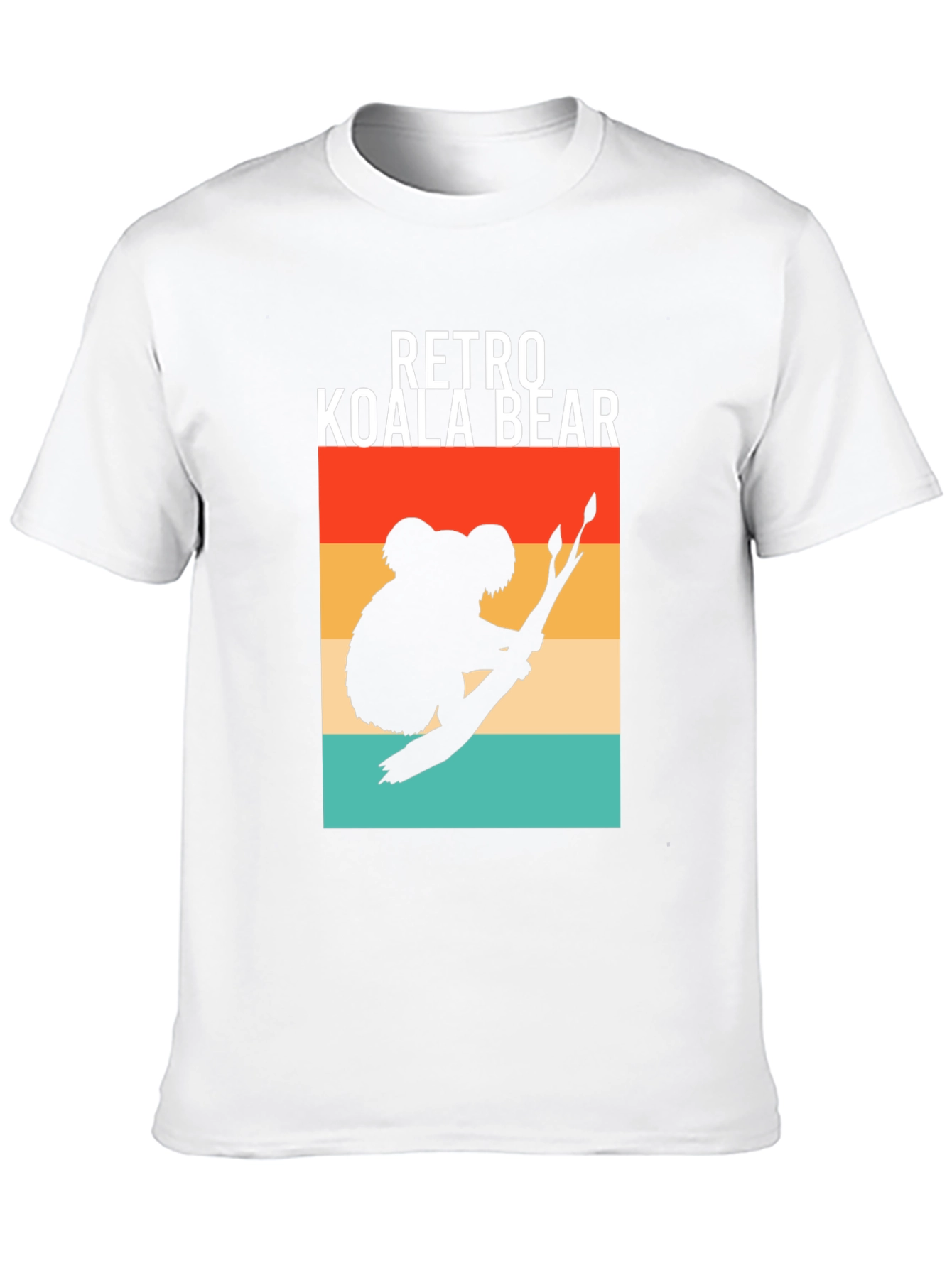 Black Retro Koala Bear Graphic T-Shirt view 10