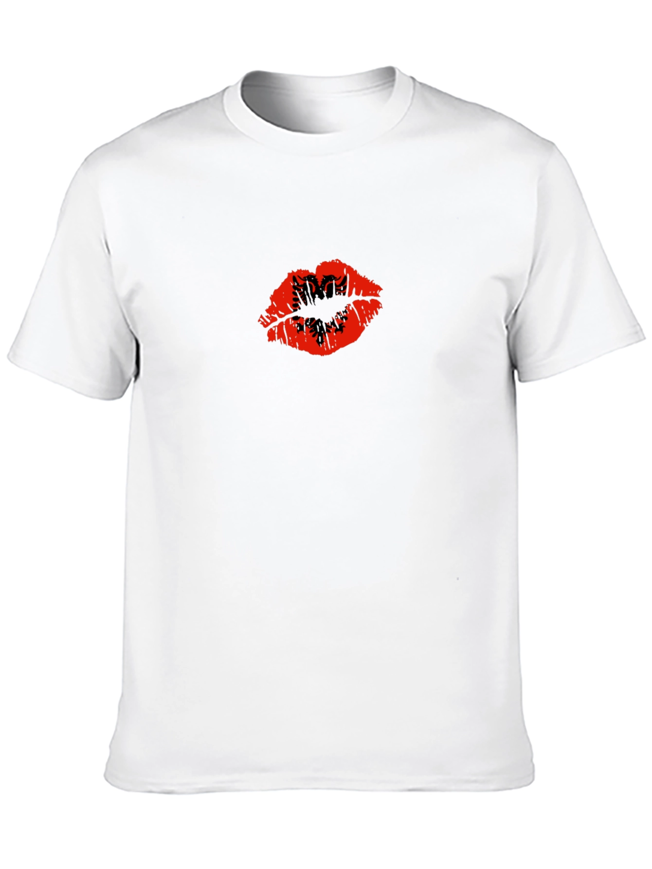 Black Albanian Eagle Kiss Print Black T-Shirt view 10