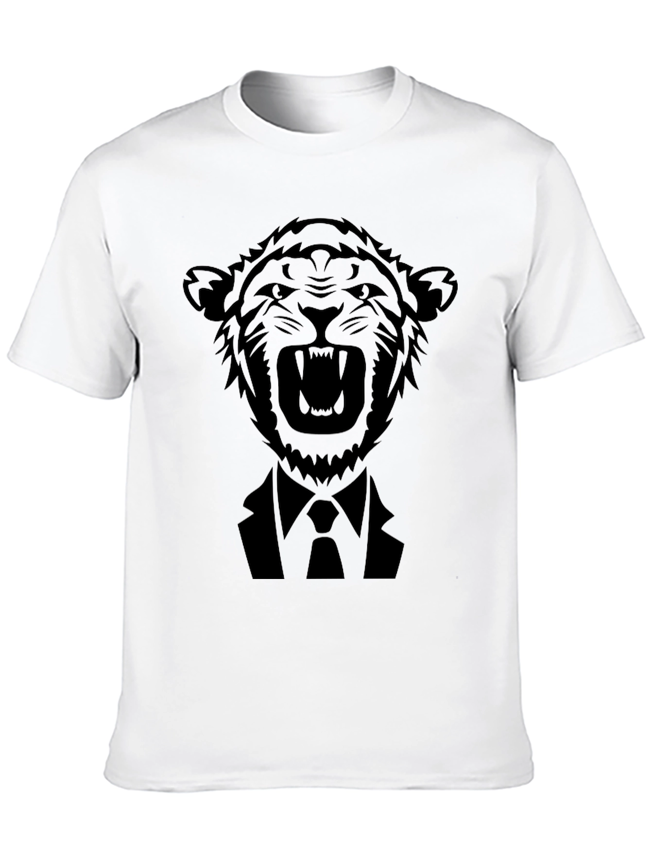 Black Tiger Suit Graphic Tee - Bold Style view 10
