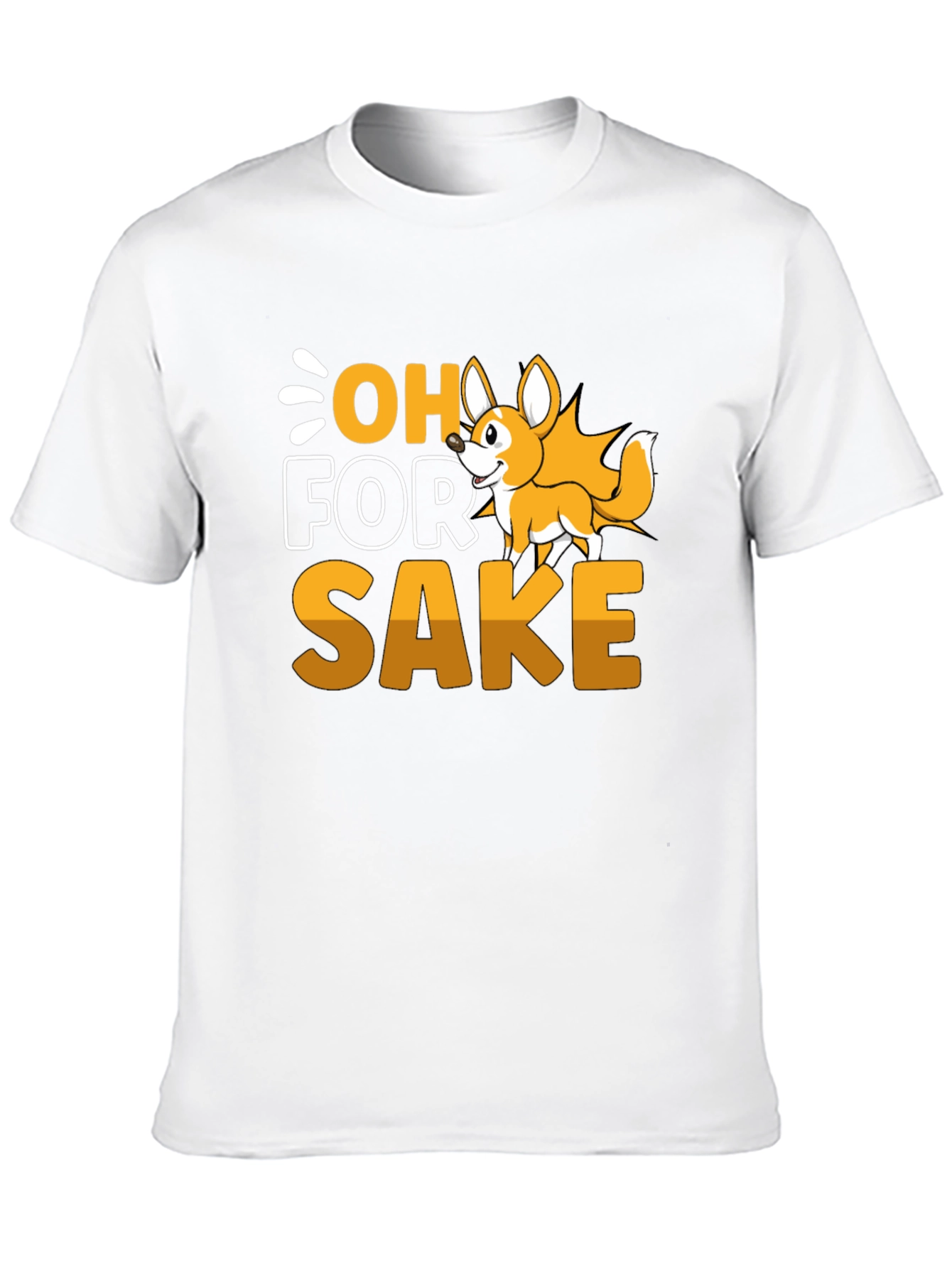 Black Oh For Fox Sake T-Shirt - Funny Animal Tee view 10