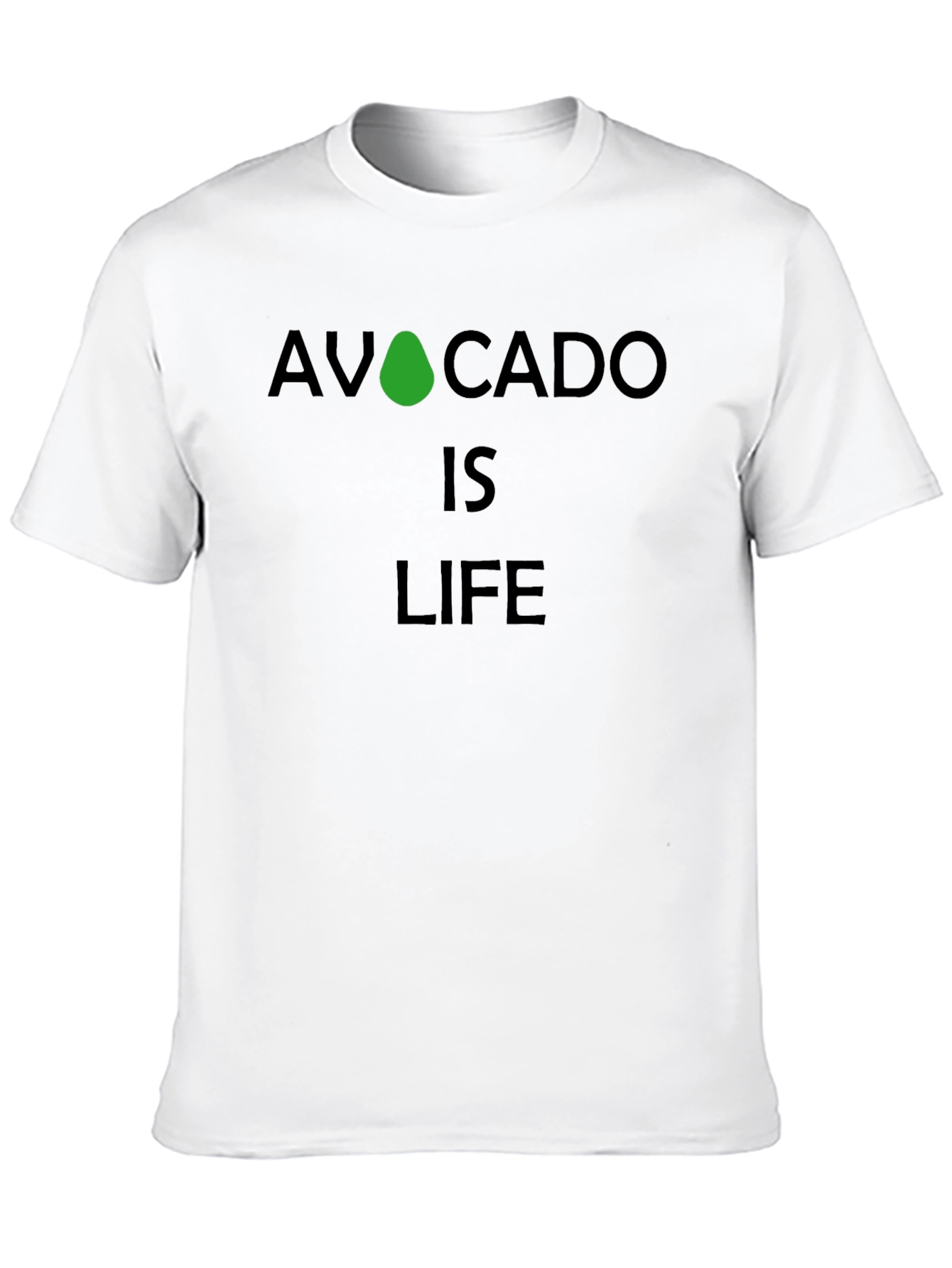 Black Avocado Is Life Graphic Tee - Black view 10