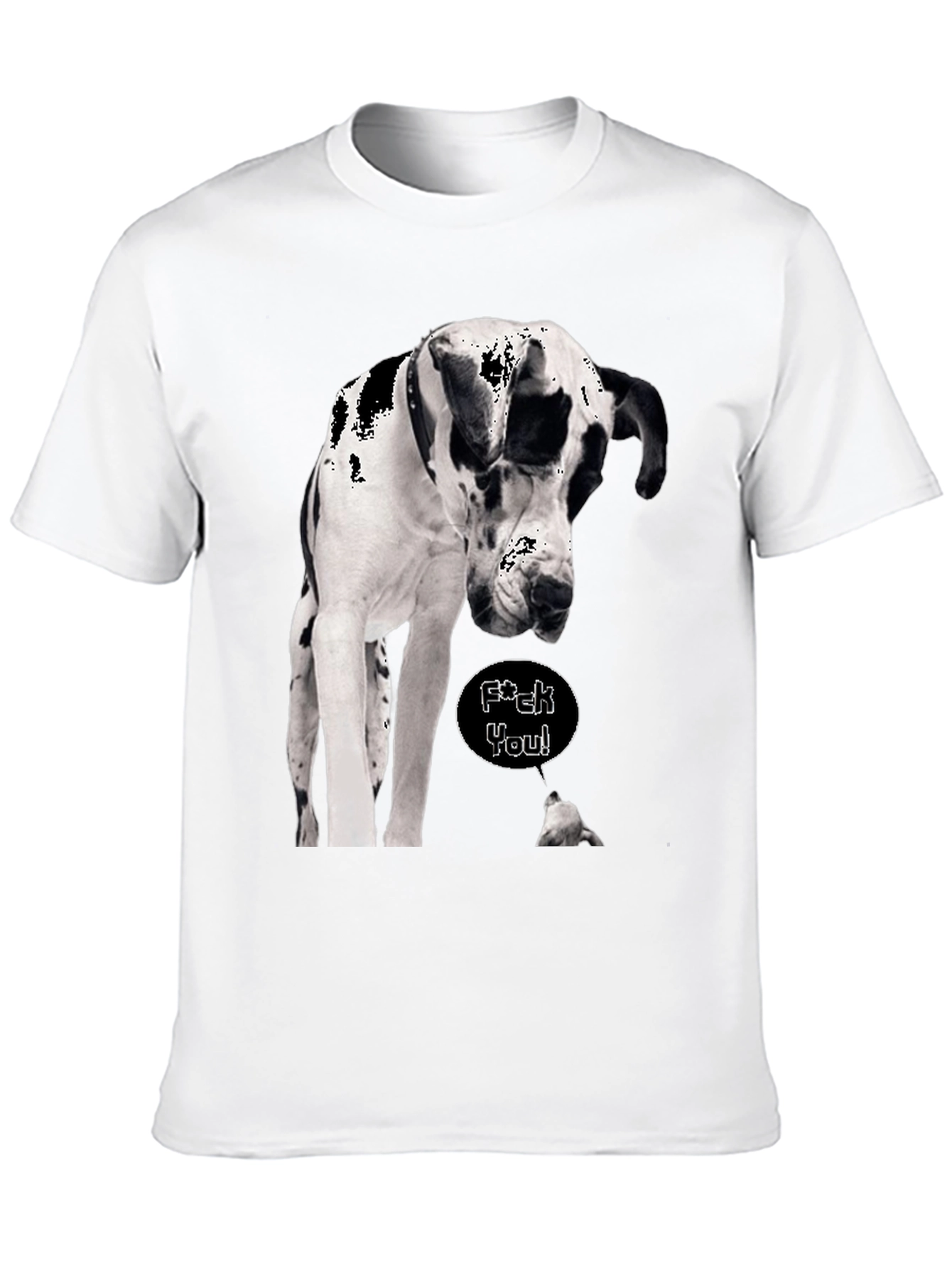 Black Dog T-Shirt - Great Dane Design view 10
