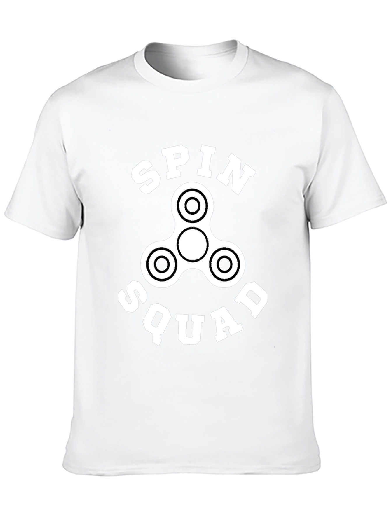 Spin Squad Graphic Tee - Black Cotton T-Shirt - 10