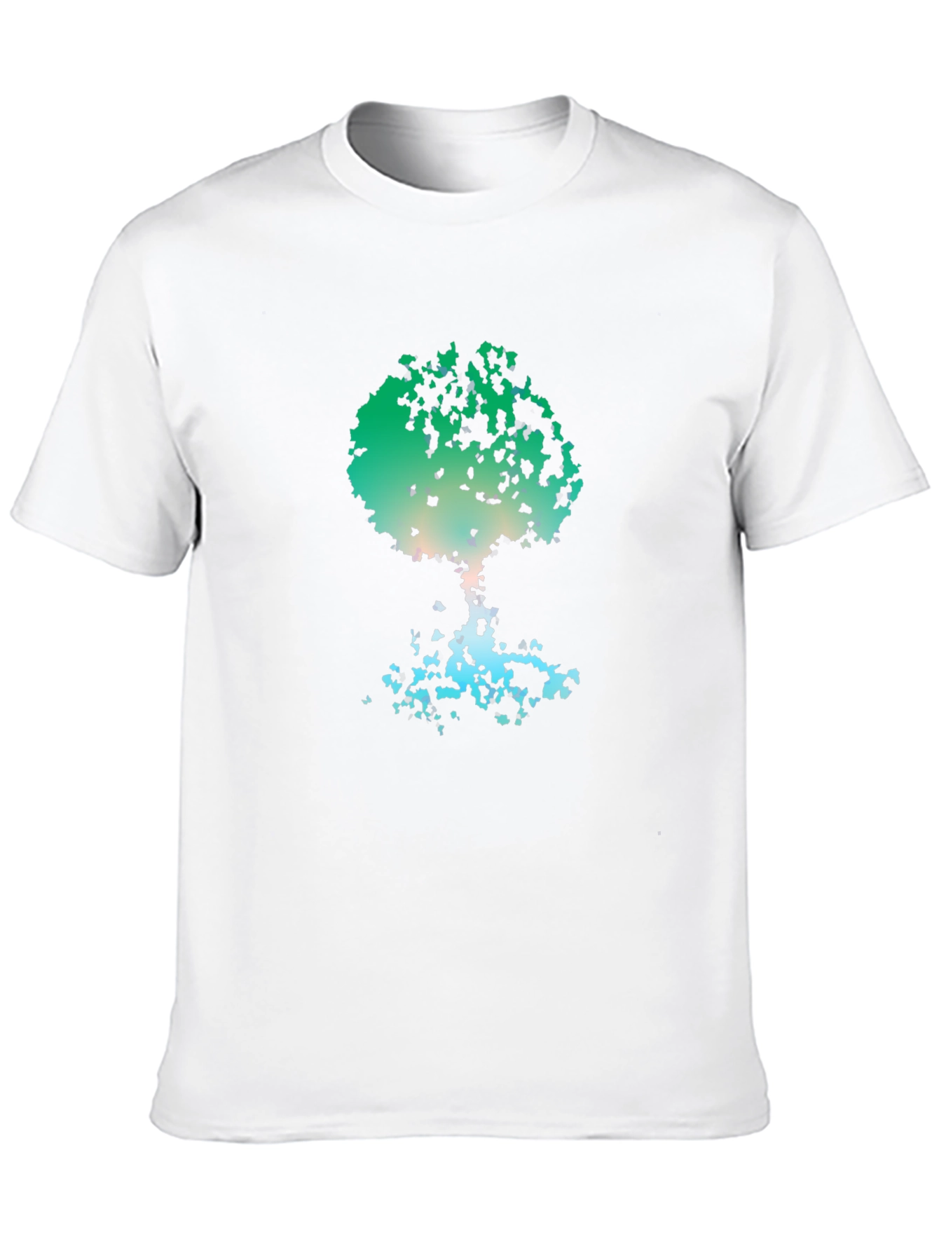 Black Abstract Tree Graphic Tee - Nature Inspired view 10