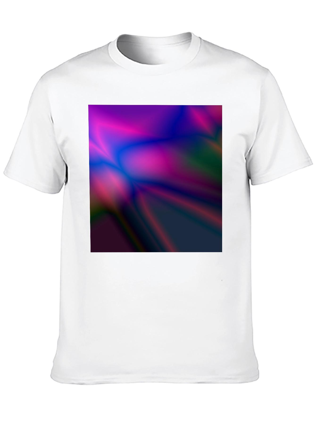 Black Abstract Wave T-Shirt - Modern Art Tee view 10