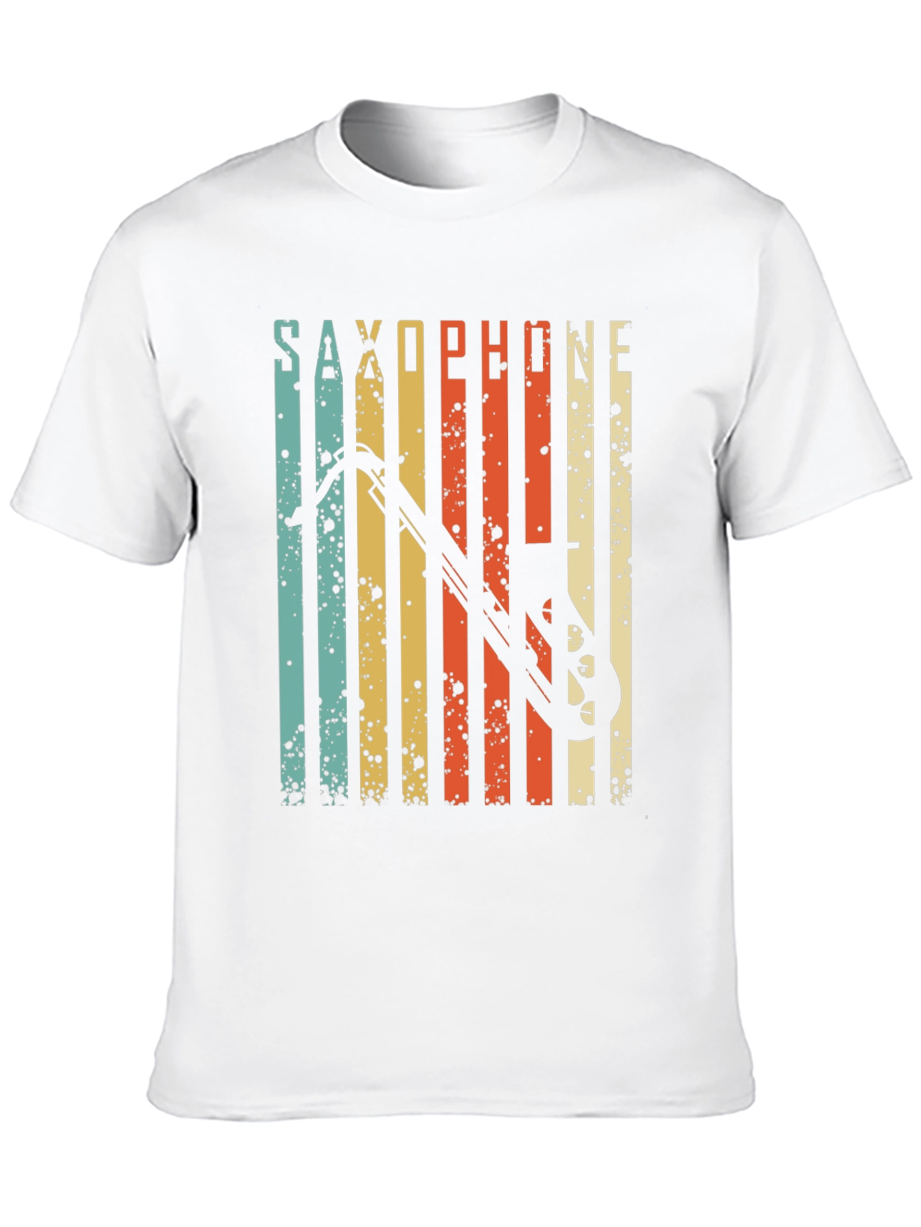 Black Vintage Saxophone T-Shirt - Retro Music Lover Tee view 10