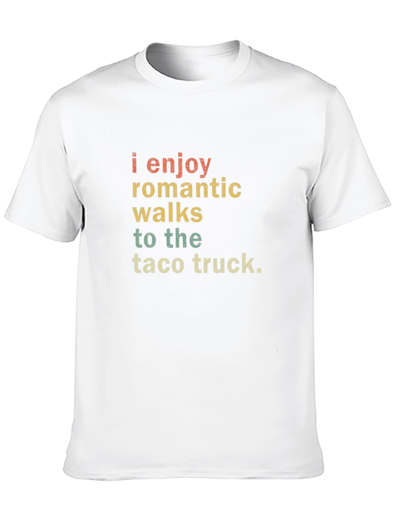 Black Taco Truck Romantic Walks Graphic Tee view 10