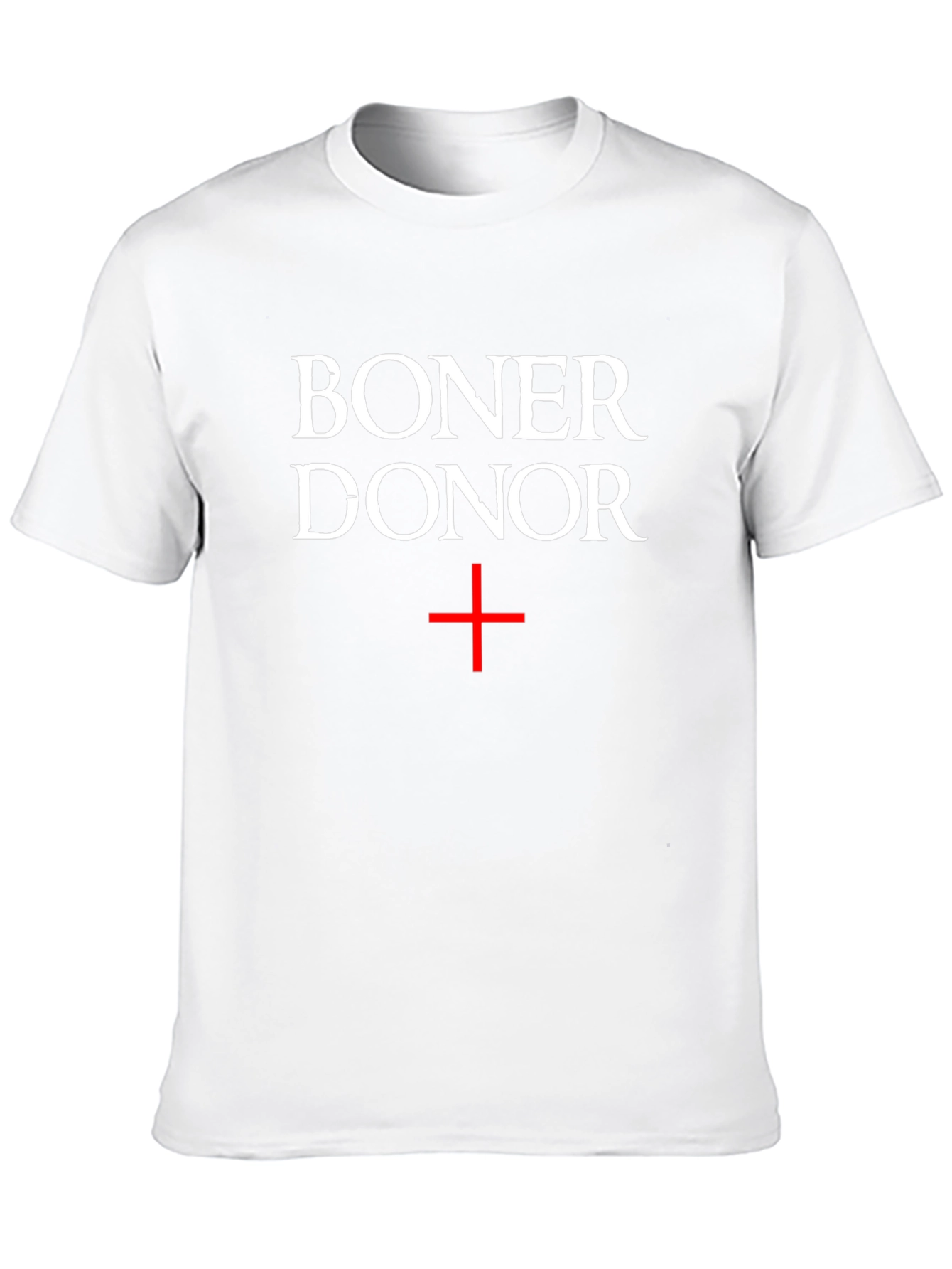 Black Boner Donor T-Shirt - Humorous Graphic Tee view 10