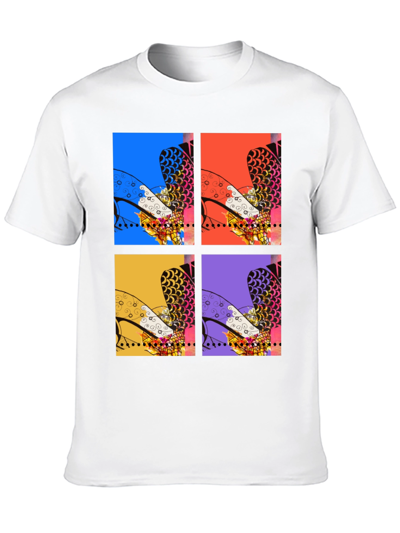 Black Abstract Heels Graphic Tee - Unisex view 10