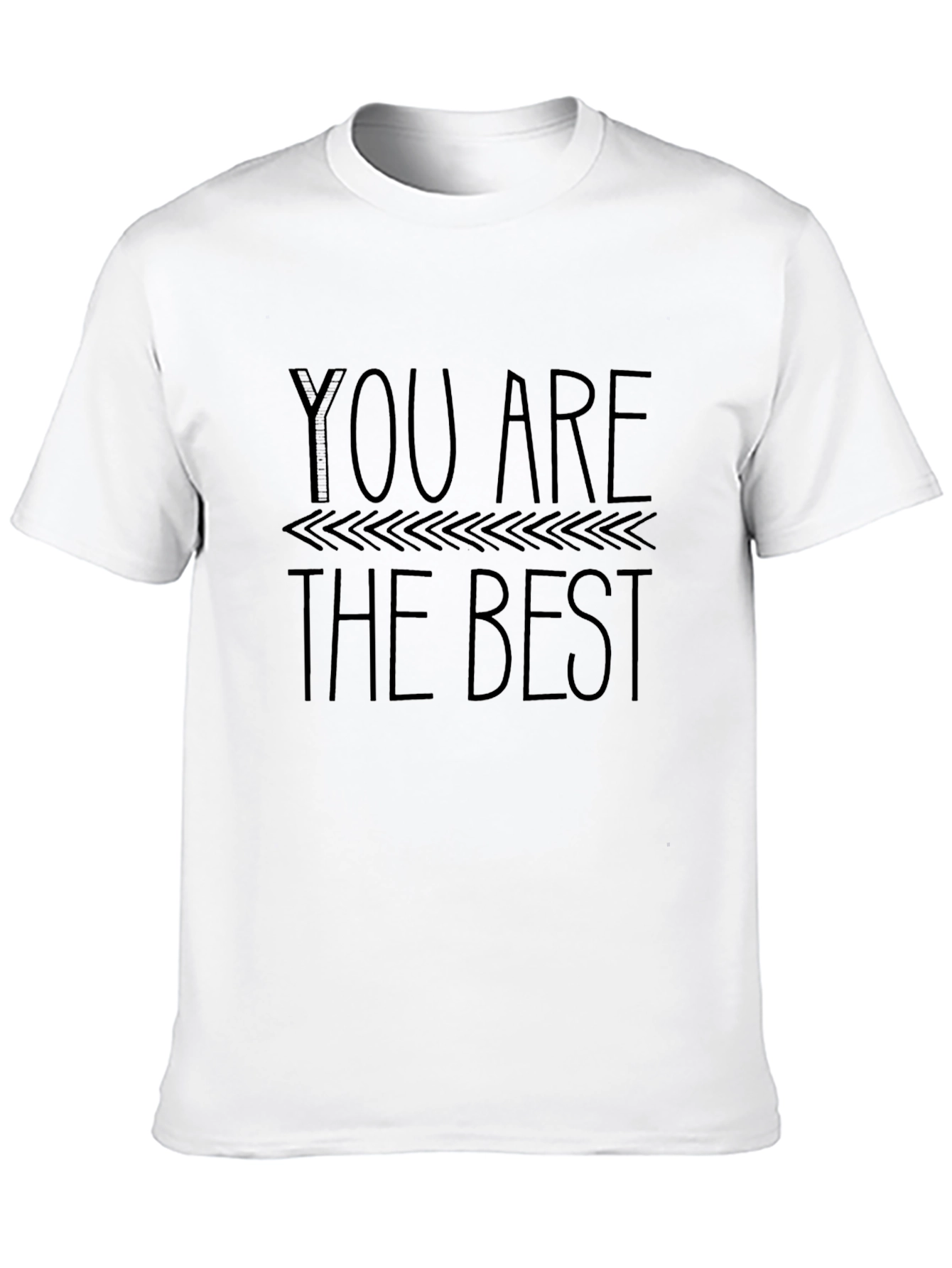 Black You Are The Best - Unisex Black T-Shirt view 10