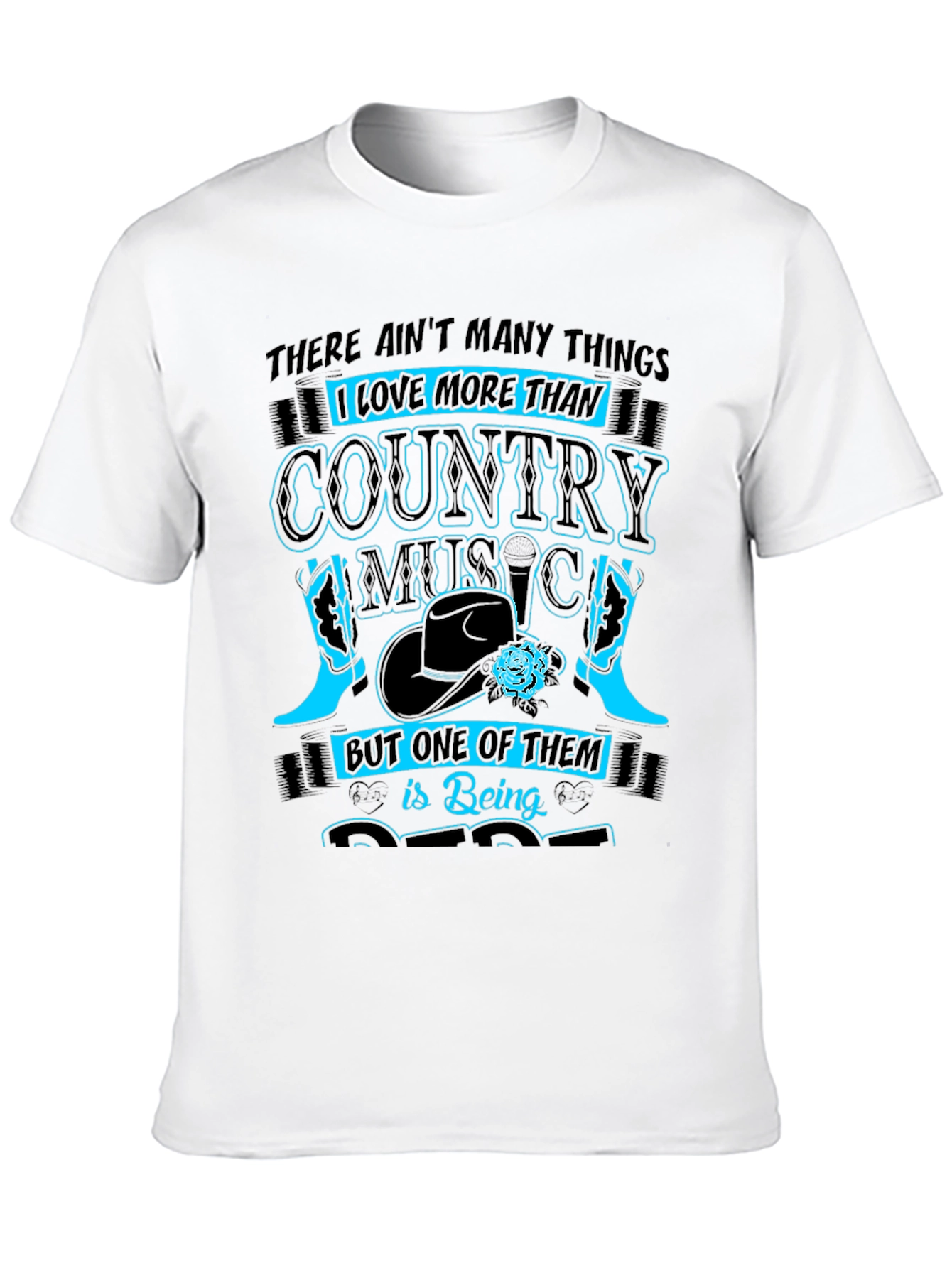 Black Country Music Lover T-Shirt - Unique Design view 10