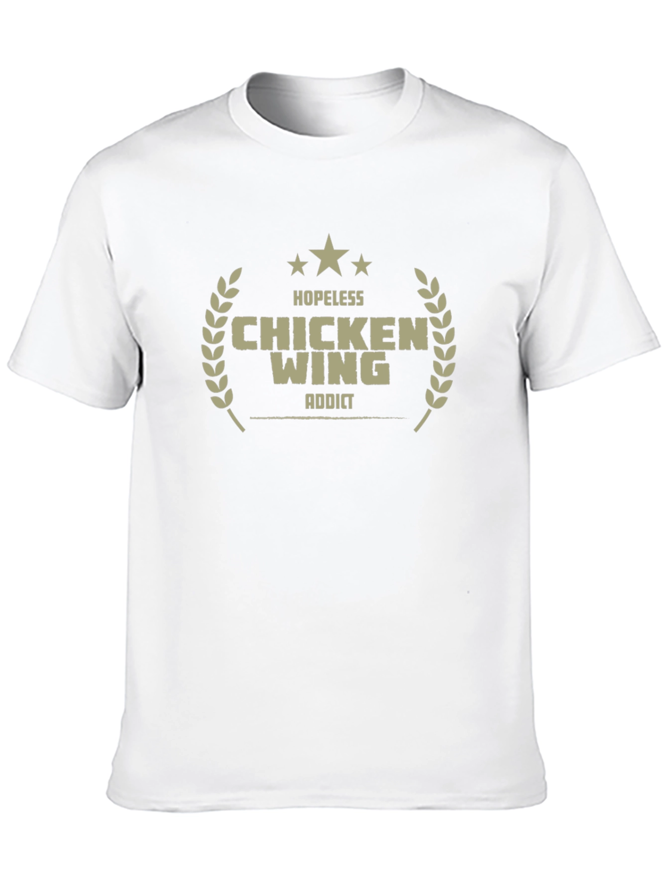 Black Hopeless Chicken Wing Addict Black T-Shirt view 10