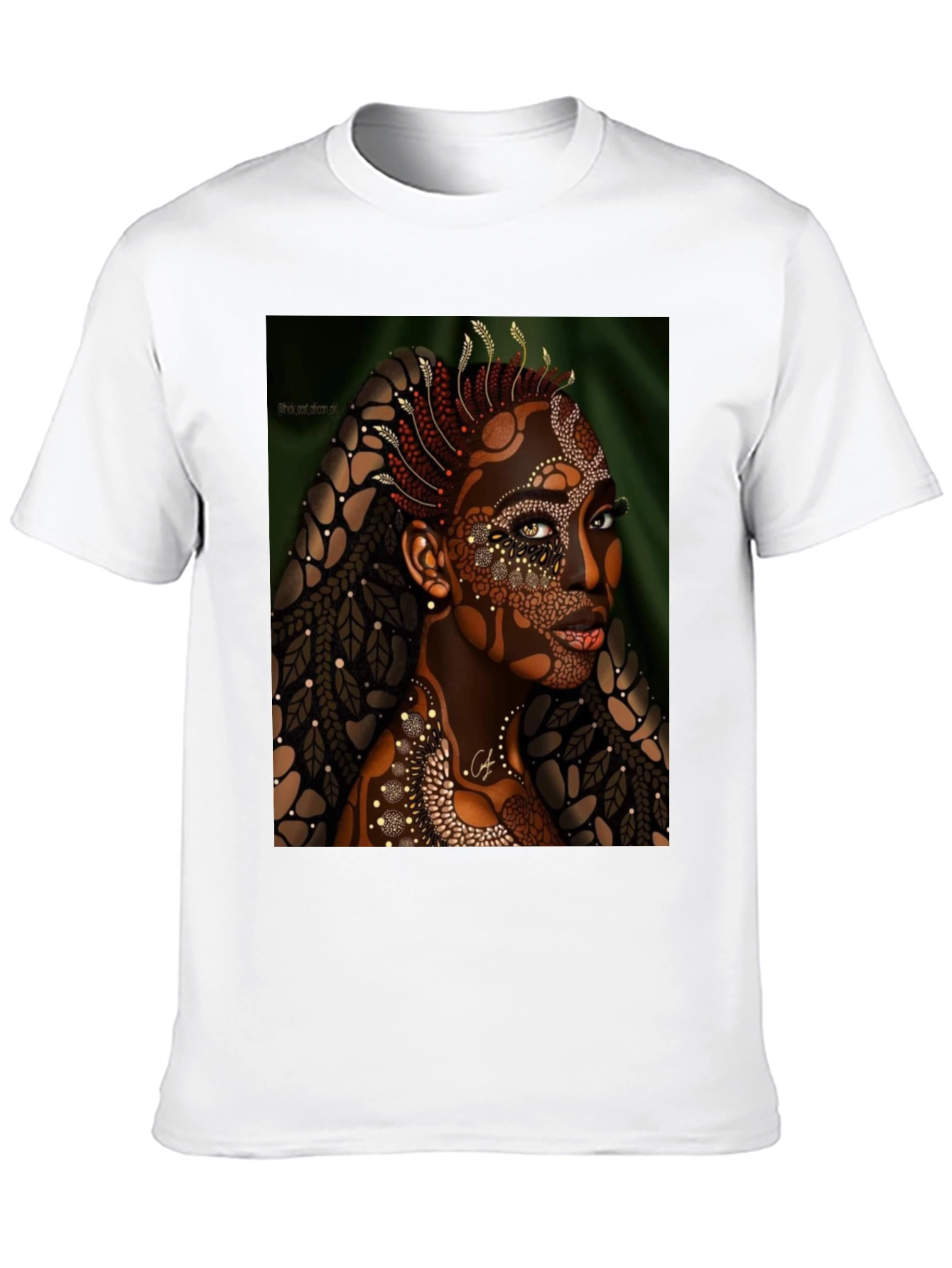 Artistic Woman Portrait Graphic T-Shirt - 10