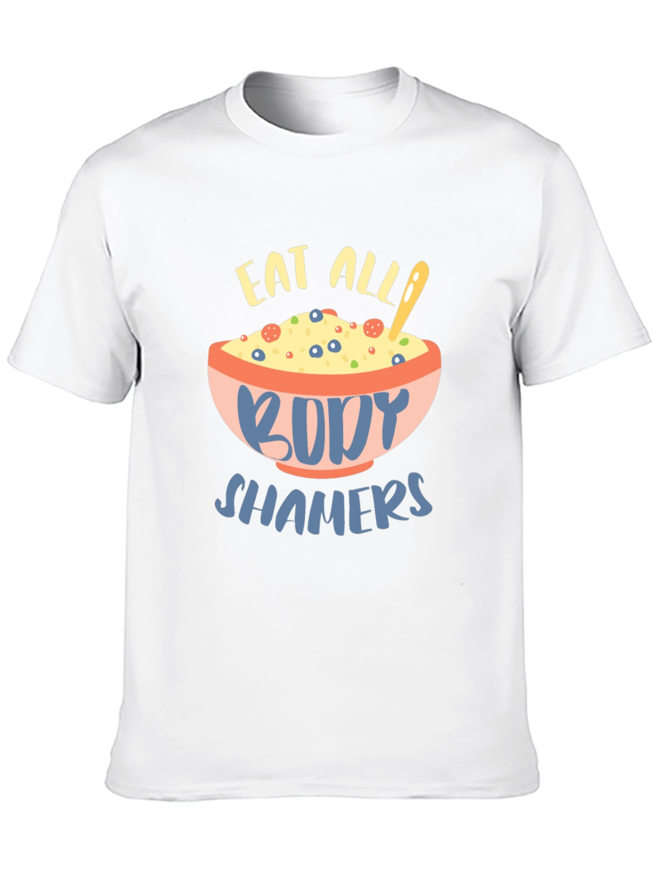 Black Eat All Body Shamers Graphic Tee view 10