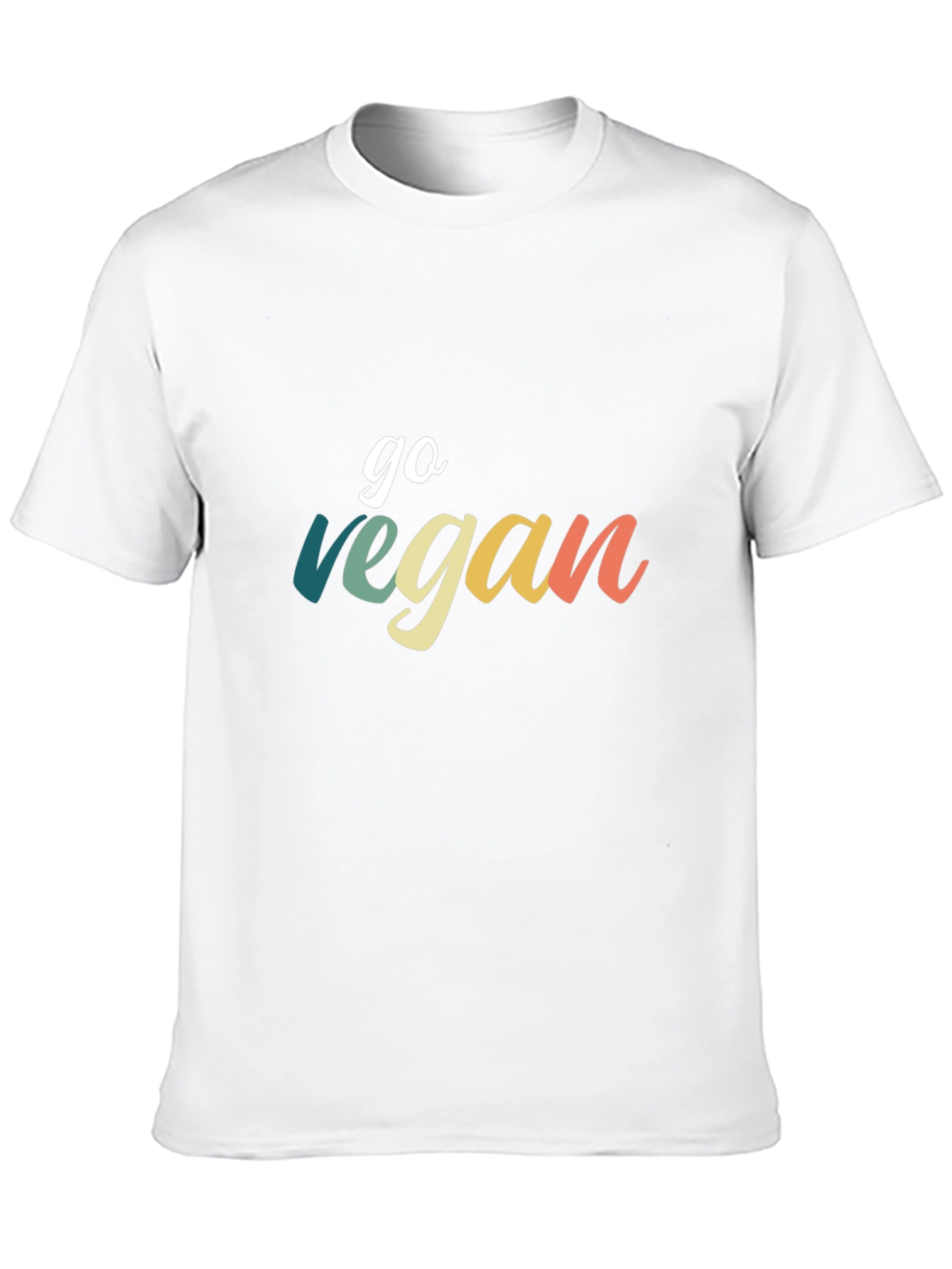 Black Go Vegan Tee - Stylish Graphic T-Shirt view 10
