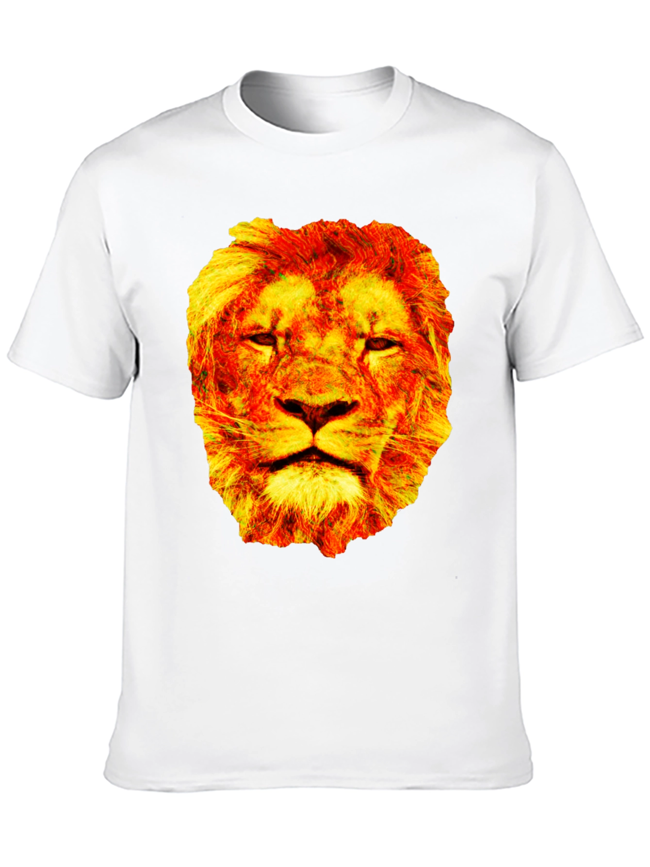Black Lion Graphic Black T-Shirt view 10