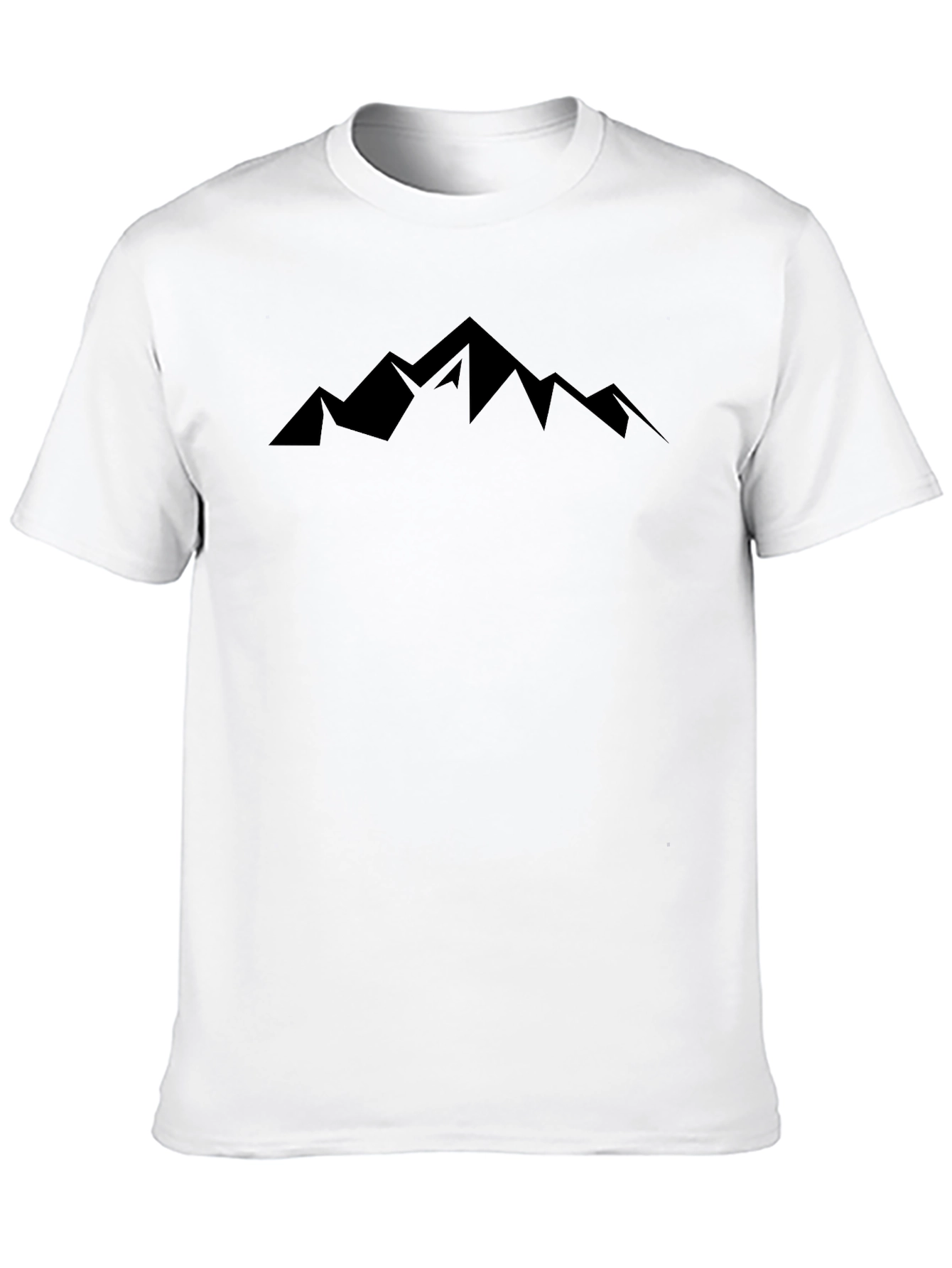 Black Men's Black Mountain Graphic Tee view 10