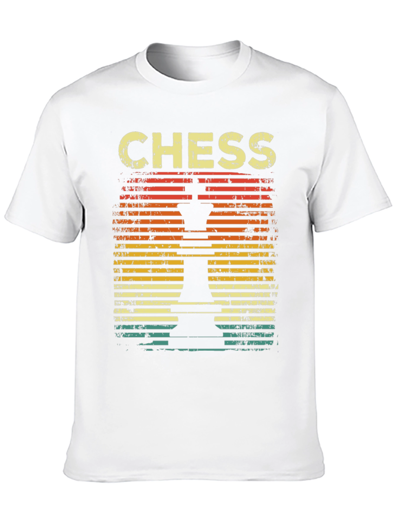Black Vintage Chess T-Shirt - Retro Chess Piece Design view 10