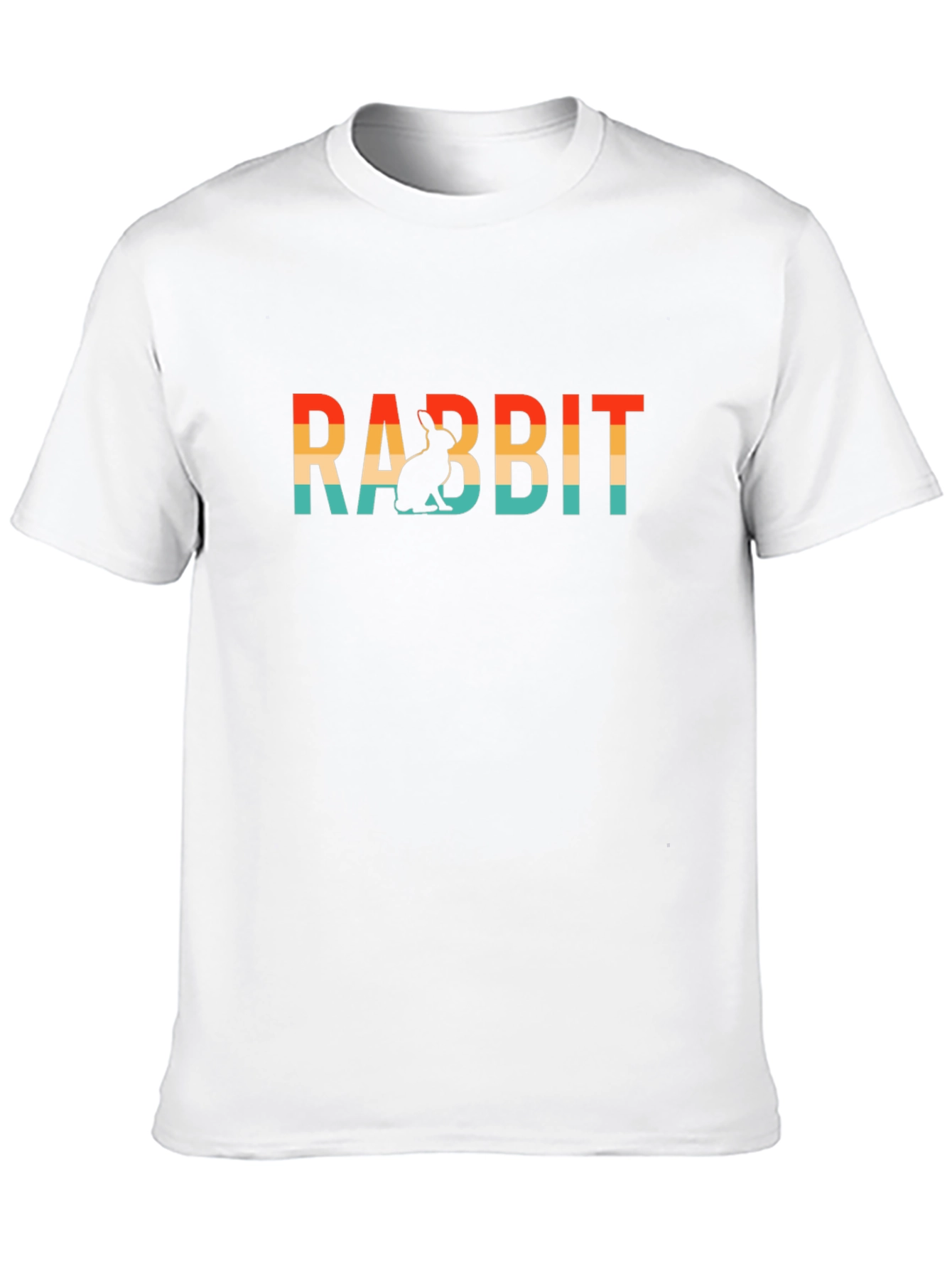 Black Rabbit Retro T-Shirt - Soft Cotton Blend view 10