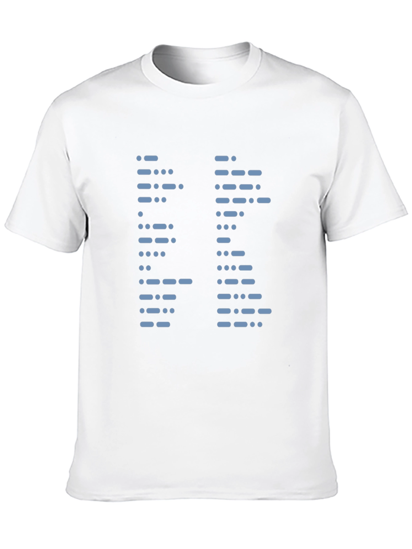 Black Morse Code Graphic T-Shirt view 10