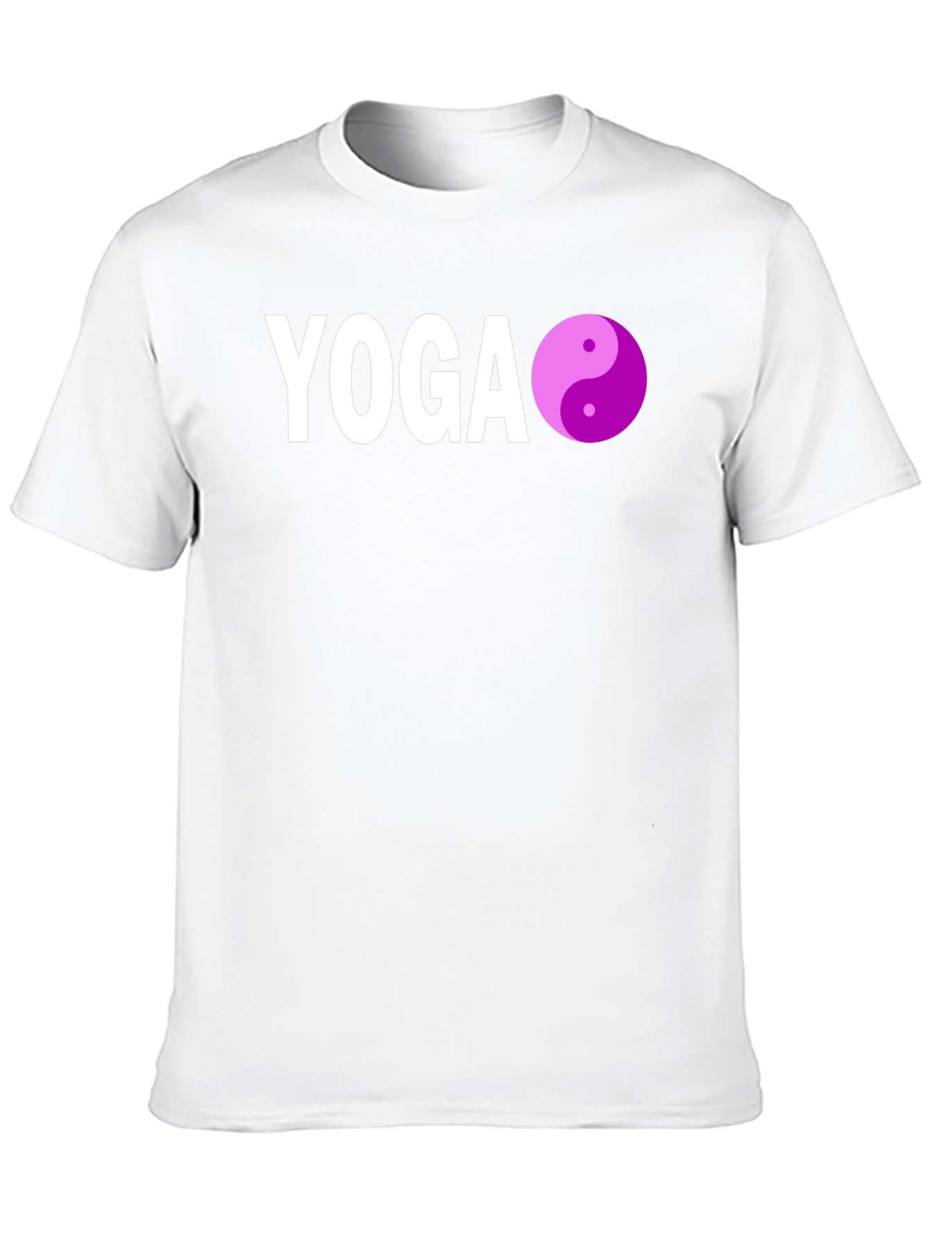Black Yoga Yin Yang Graphic Tee - Black view 10