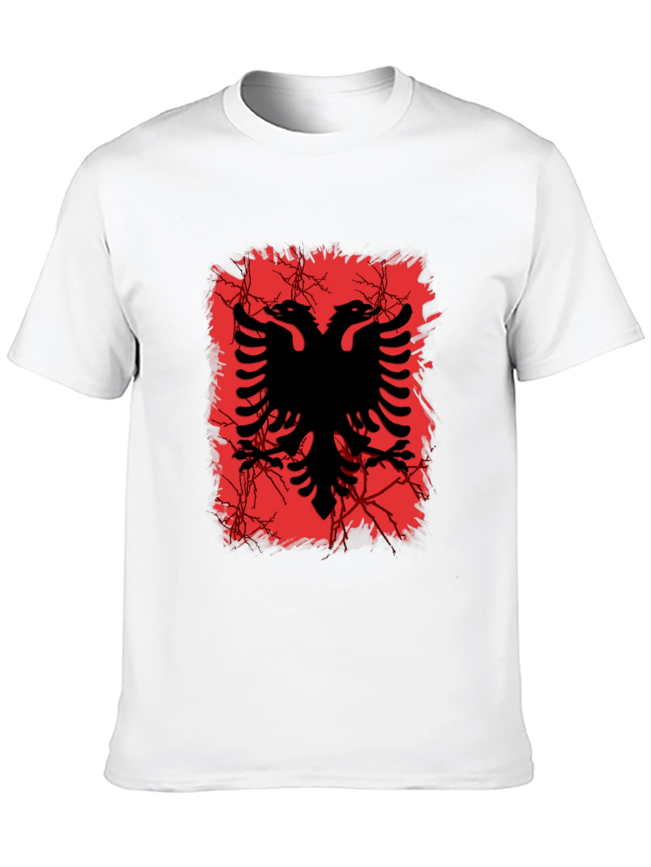 Albanian Eagle Graphic Tee - Black T-Shirt - 10