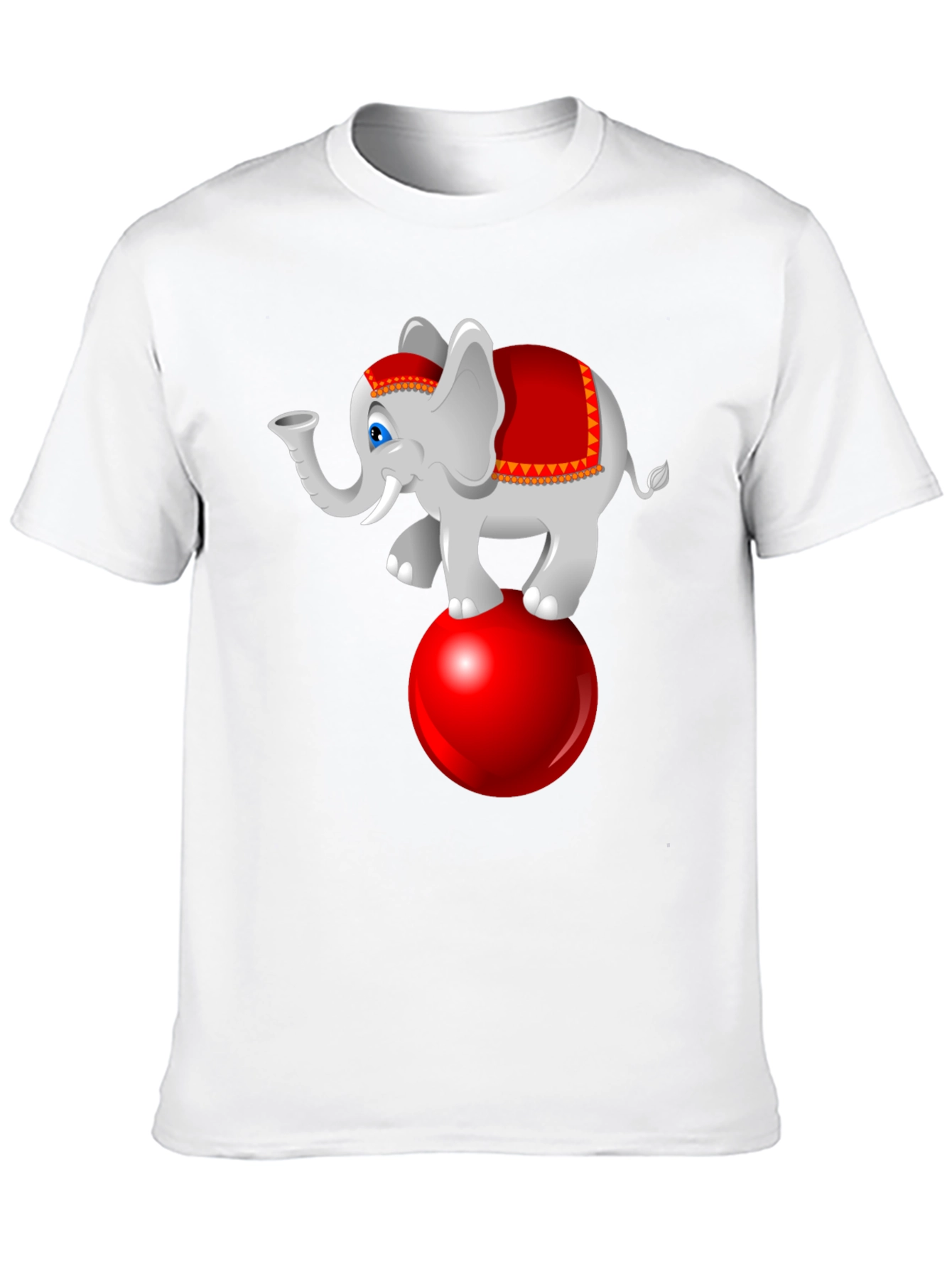 Black Circus Elephant Graphic T-Shirt - Fun & Stylish view 10