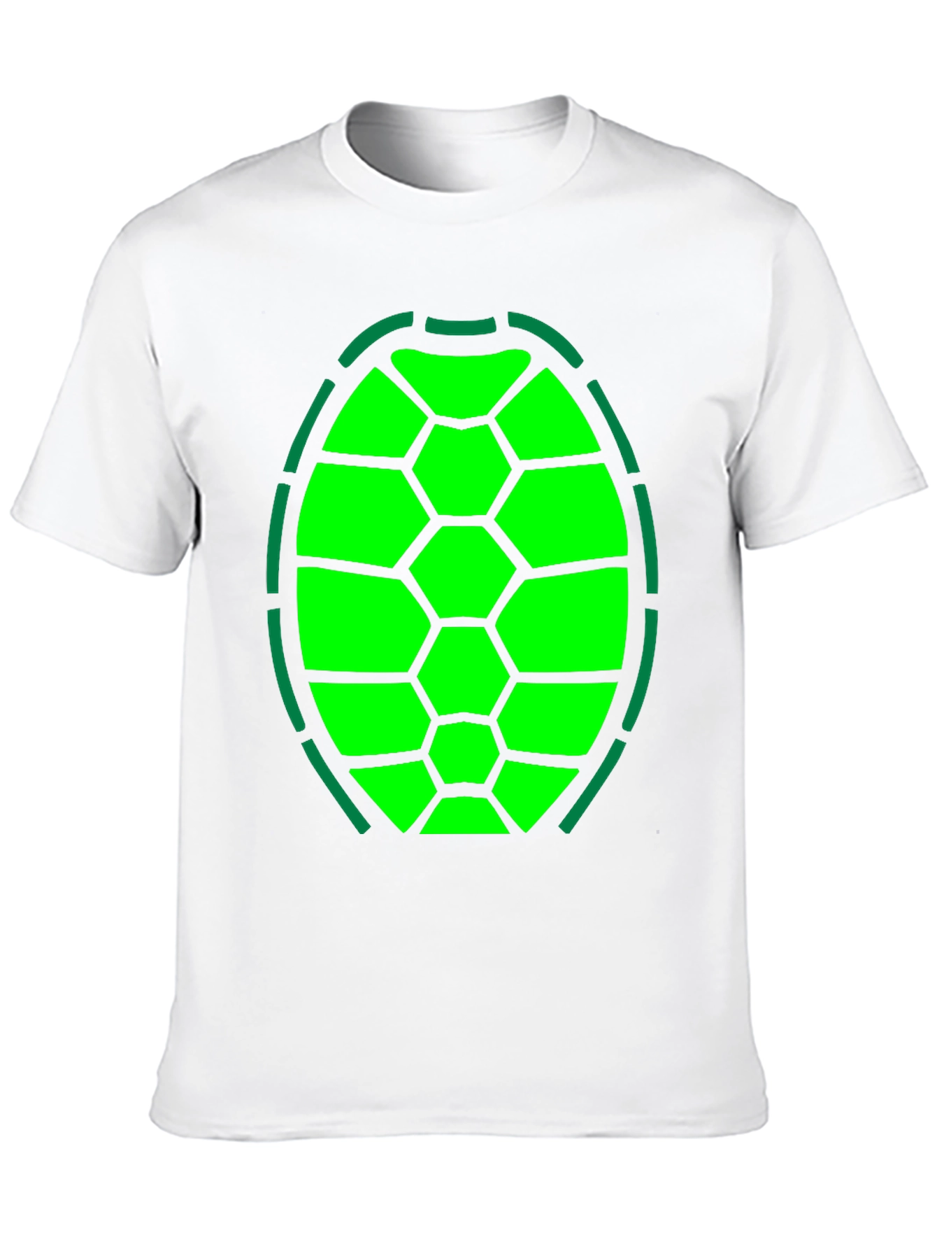 Black Turtle Shell T-Shirt - Funny Costume Tee view 10