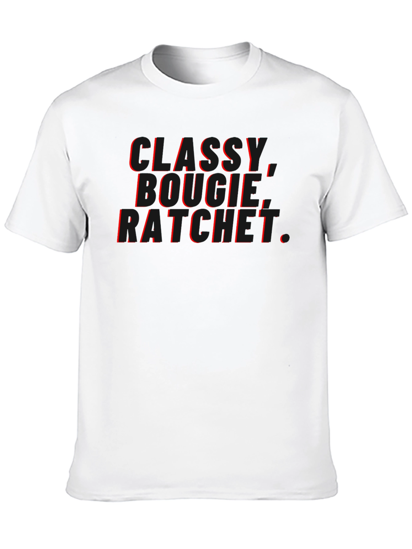 Black Classy Bougie Ratchet Graphic Tee view 10
